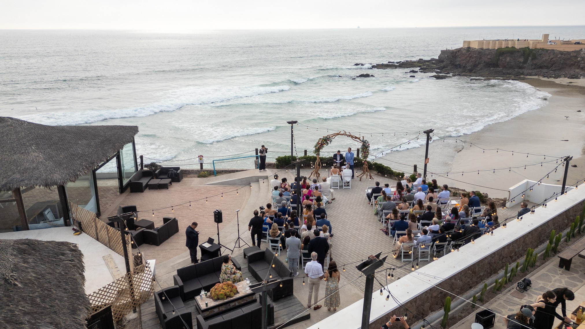 Castillos del Mar Rosarito Boda Michell y Laurent. Estudio de fotografia en Tijuana