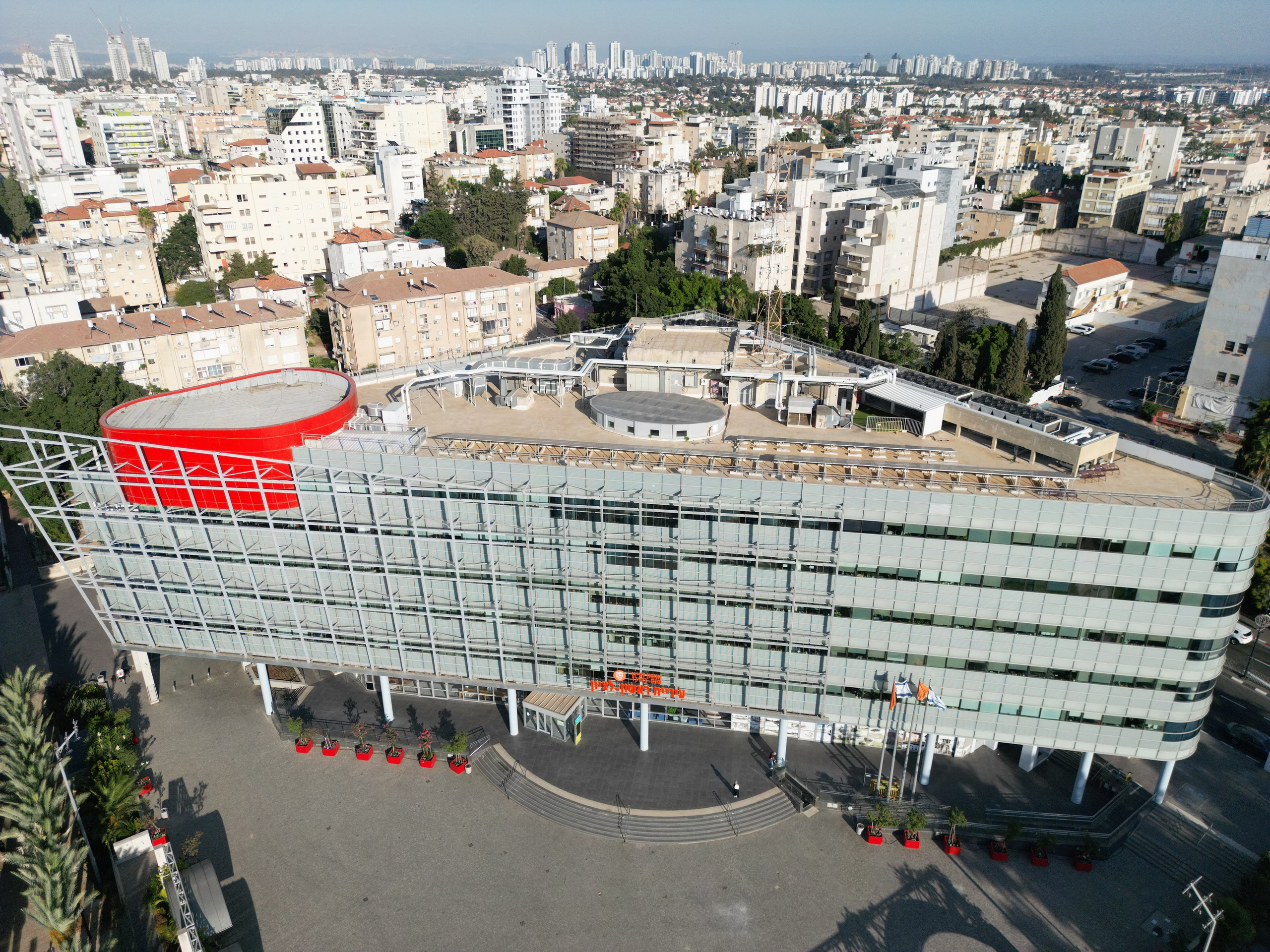 Rishon LeZion Municipality from above