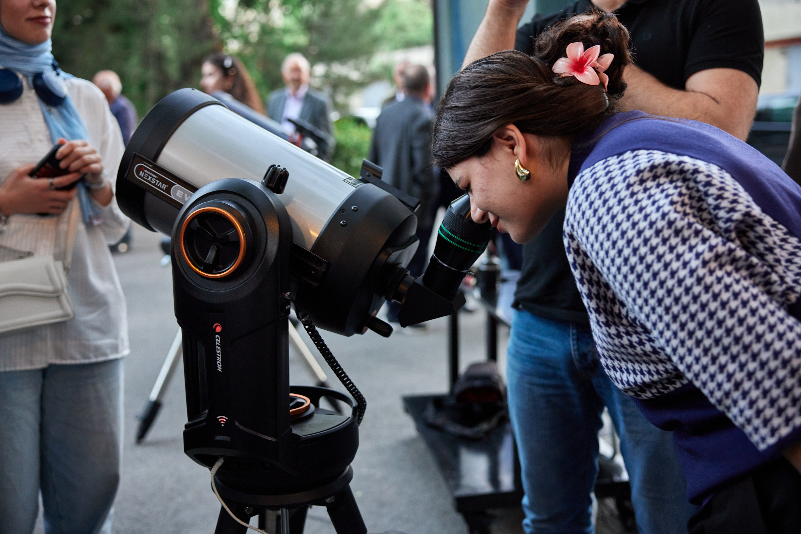Bakı Dövlət Universitetində müşahidə axşamı. Həvəskar Astronomlar Cəmiyyəti — Astronomy.az