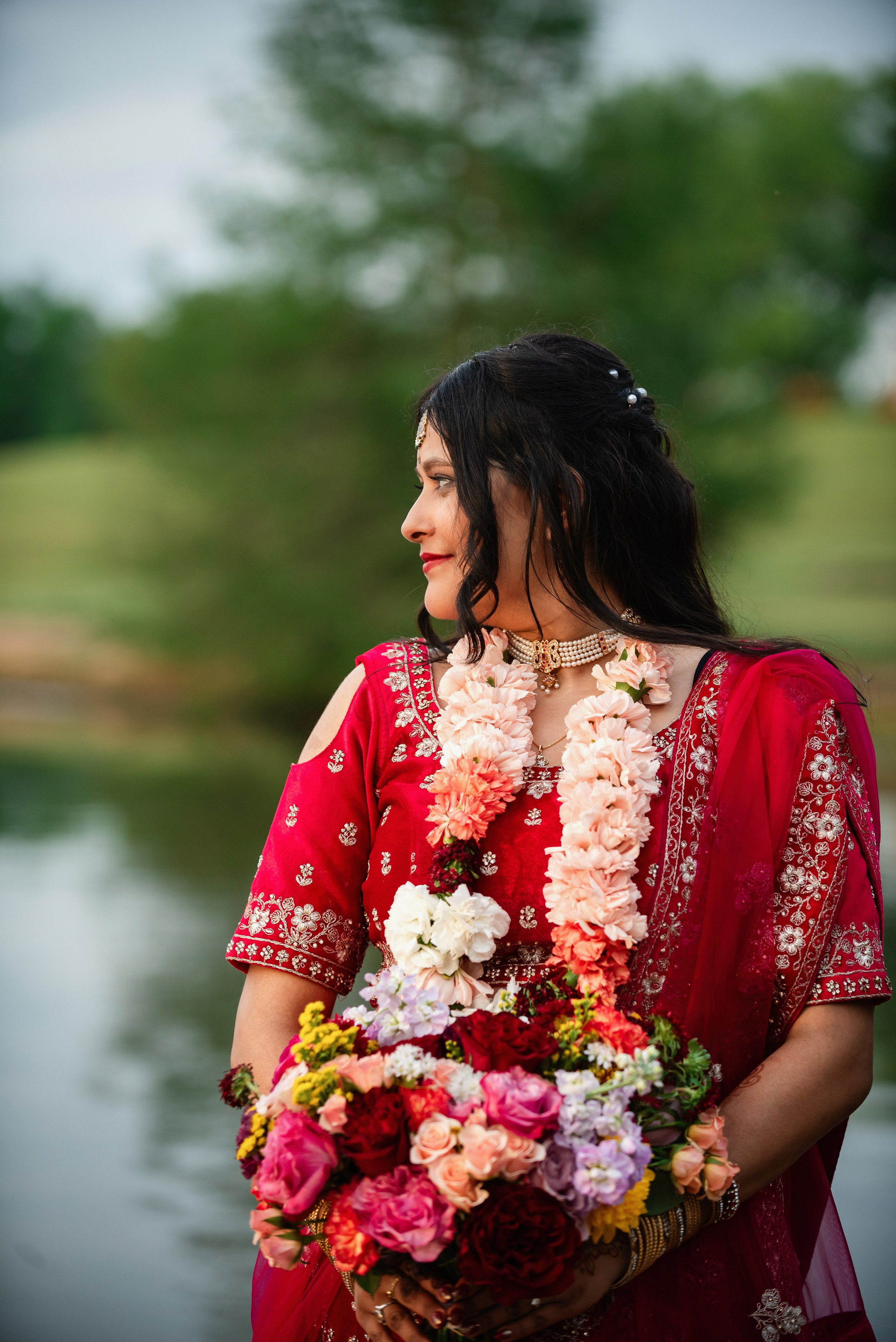 Daniel’s and Ruchi Fusion Wedding Celebration at The Venue At Rose Spring Farm. Wedding and portrait photography in Greenville SC