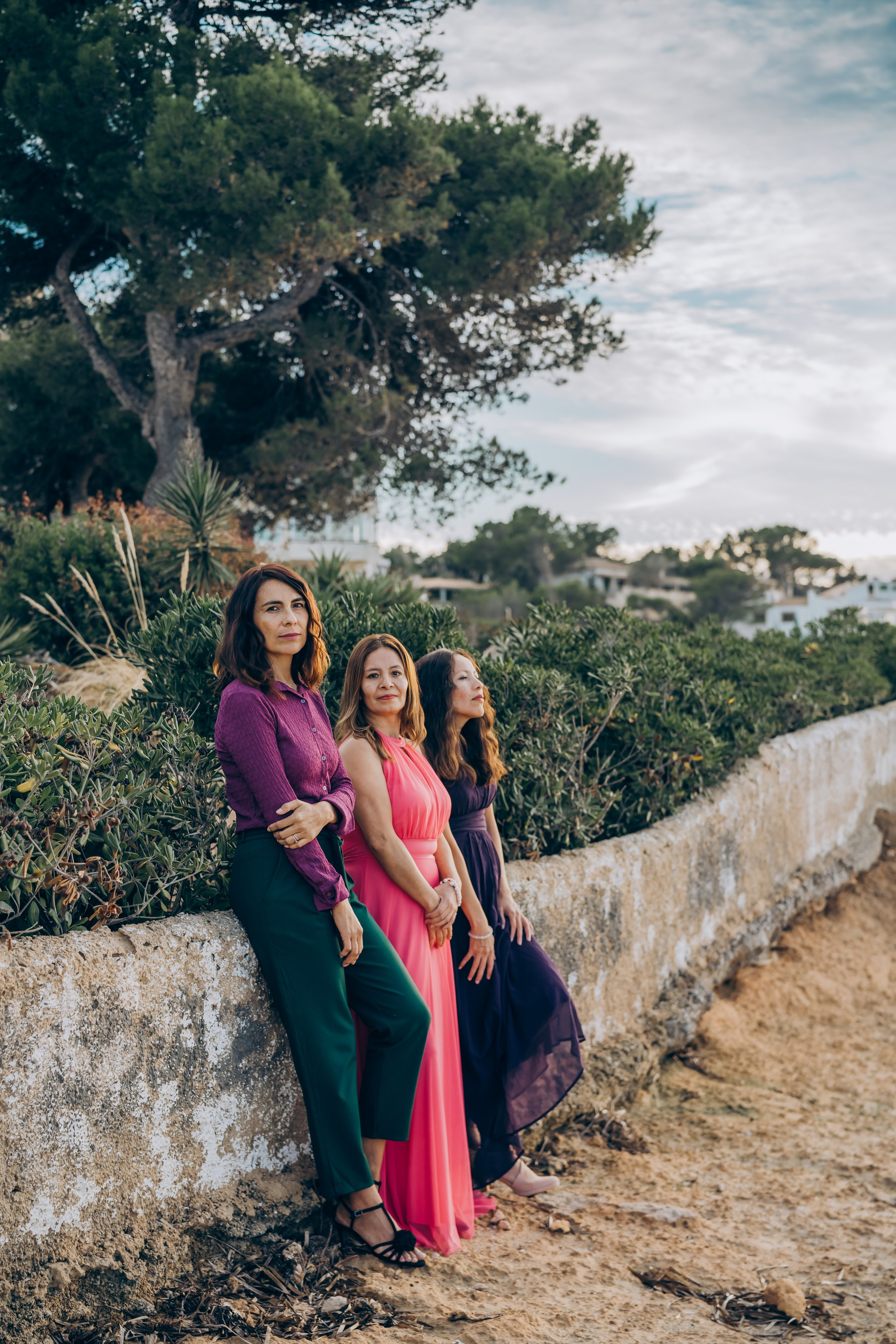 Brenda and friends. Photographer in Mallorca