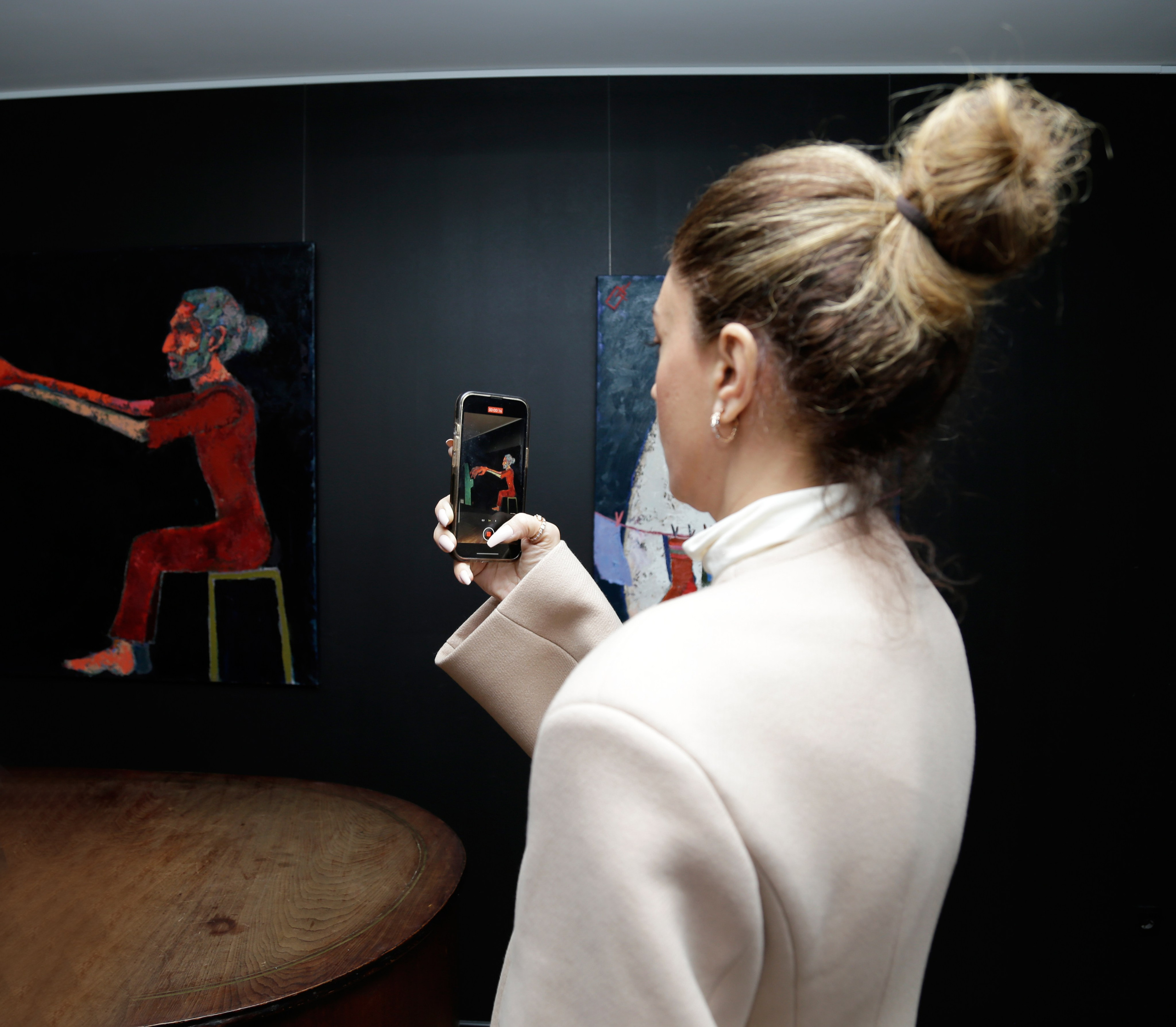 Photo report of “Interpretation” solo exhibition of Kamran Mammadov. KAMRAN MAMMADOV ART