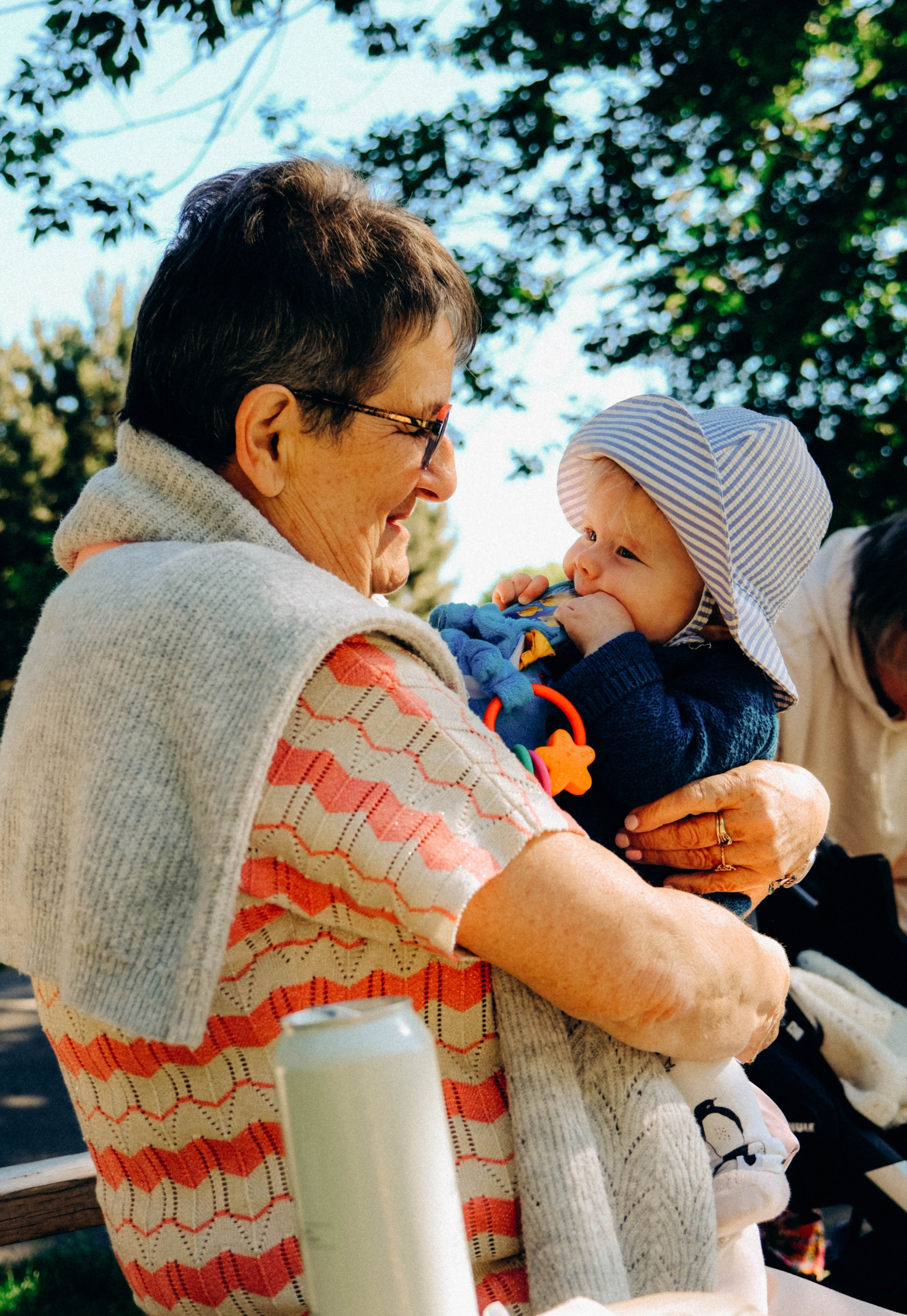 A newborn and a grandma, Montreal, Summer 2024
