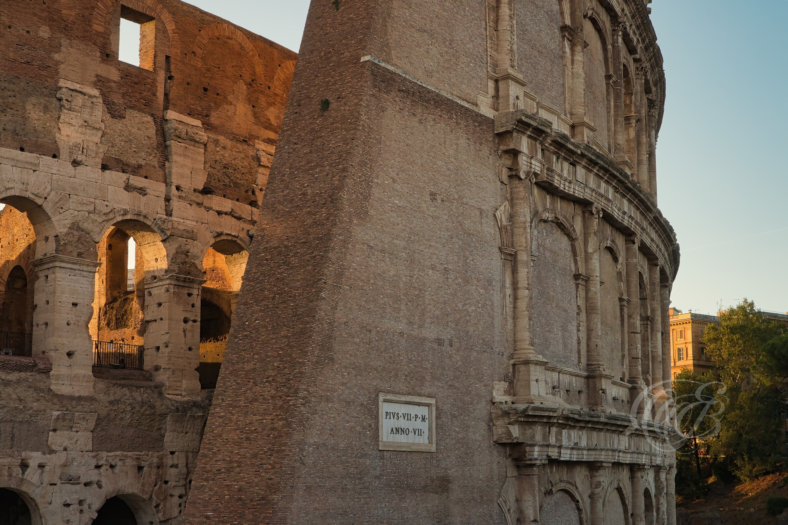 Rome, Italy – The Colosseum South-East Side – Eduardo Bartoli Fine Art Photography – Photograph of the south-east side of the Colosseum in Rome, Flavian amphitheater and historic Roman landmark – Rome, Italy – The Colosseum South-East Side – Eduardo Bartoli Fine Art Photography.
