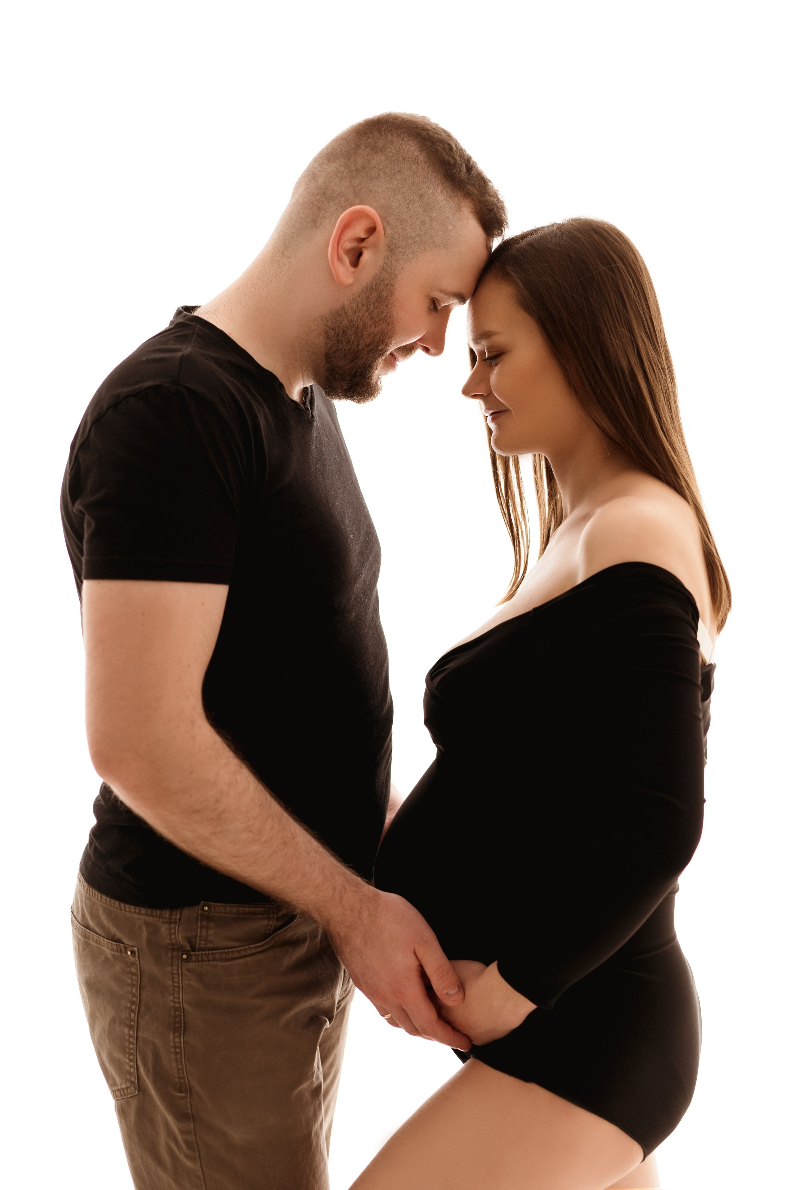 Sesja ciążowa Marty i Łukasza. Fotograf Łódź - sesja ciążowa, noworodkowa, dziecięca. Studio w Łodzi