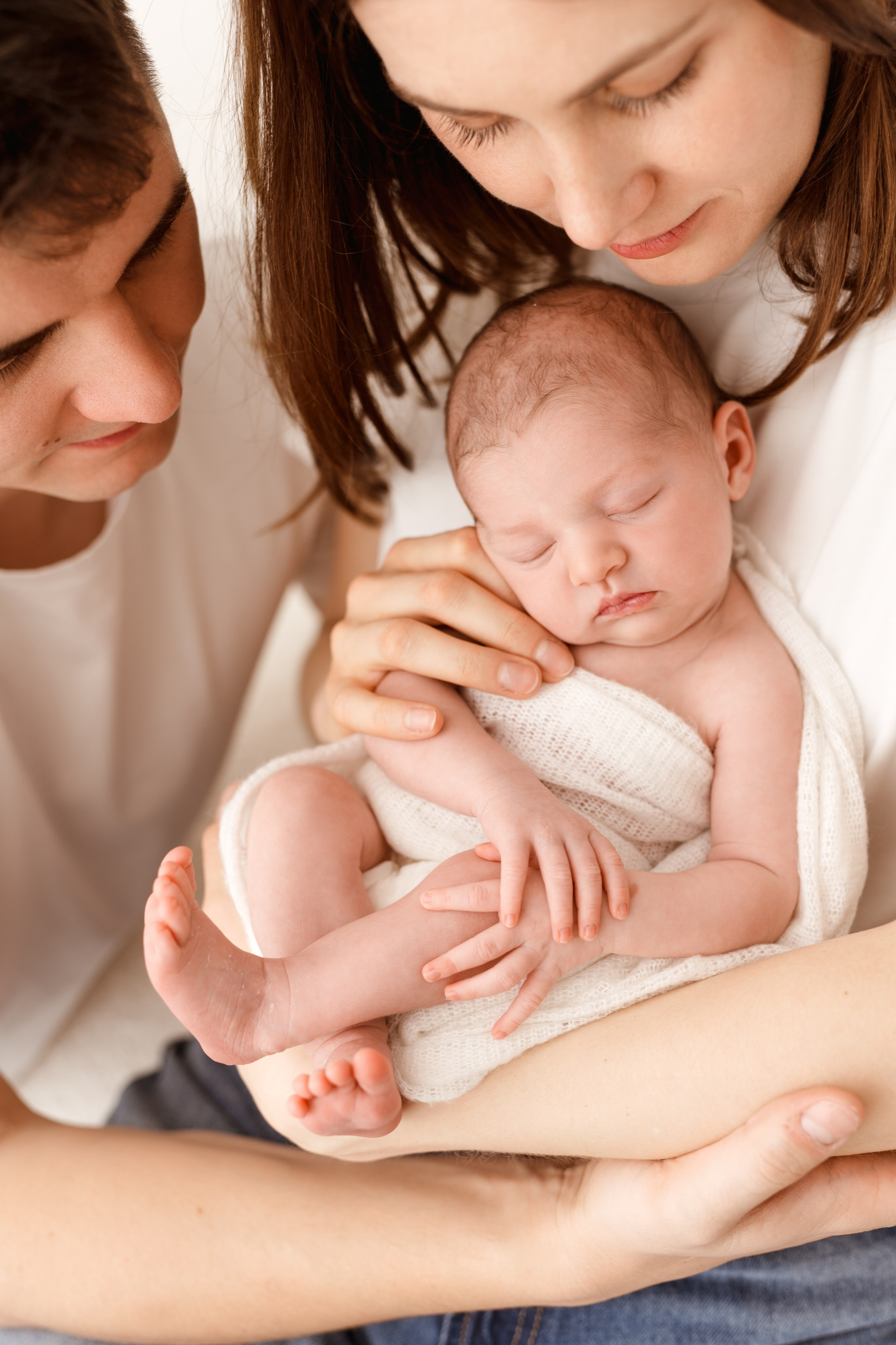 Sesja noworodkowa malutkiej Kaji. Fotograf Łódź - sesja ciążowa, noworodkowa, dziecięca. Studio w Łodzi