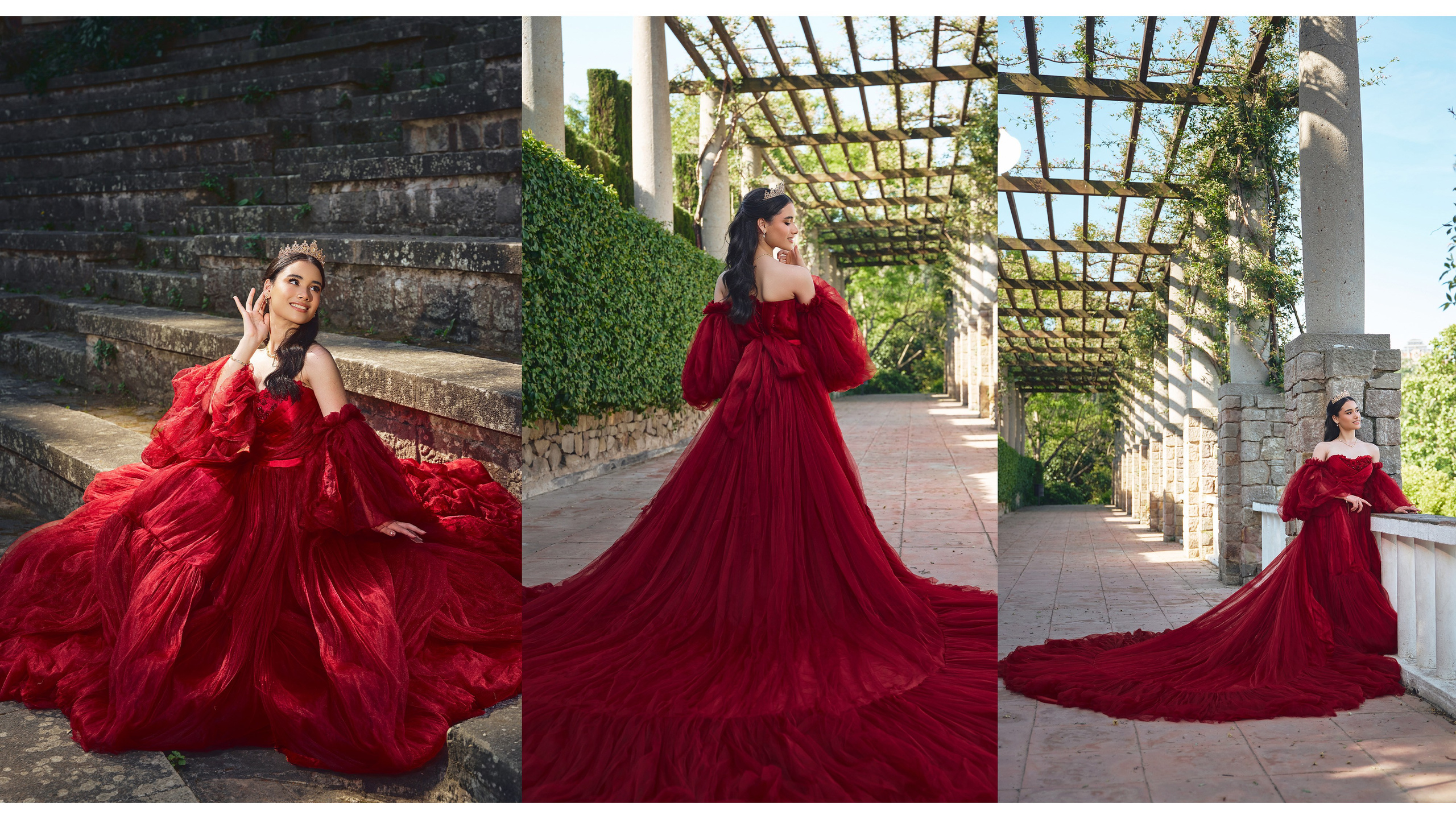 Fotógrafo de Quinceañeras en Barcelona | Sesión de 15 Años con Vestidos Únicos en Lugares Icónicos