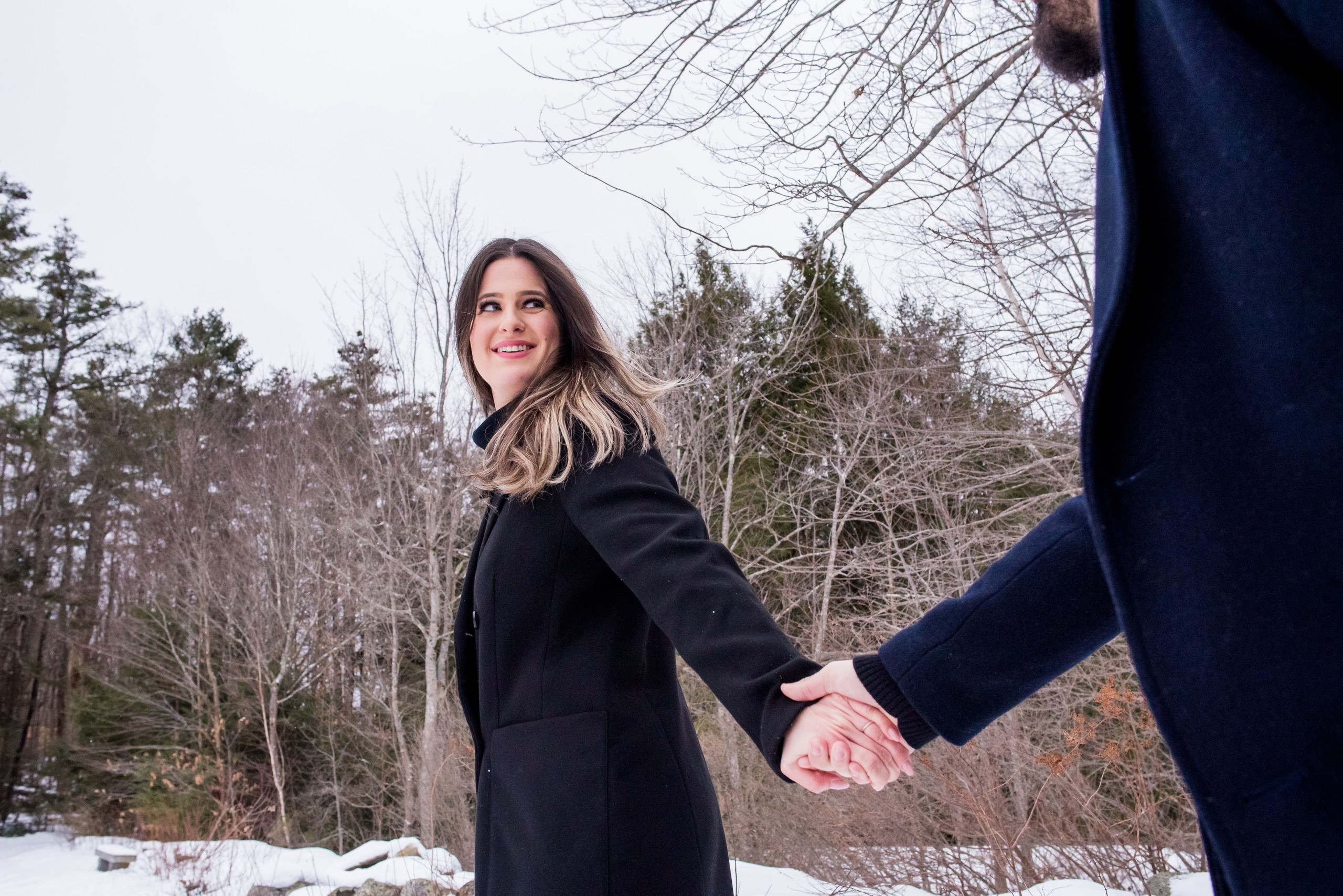 A Love Story in the Snow: Photo Shoot and Surprise Proposal. Wedding photographer in Orlando, Boston & New York Anderson Marques