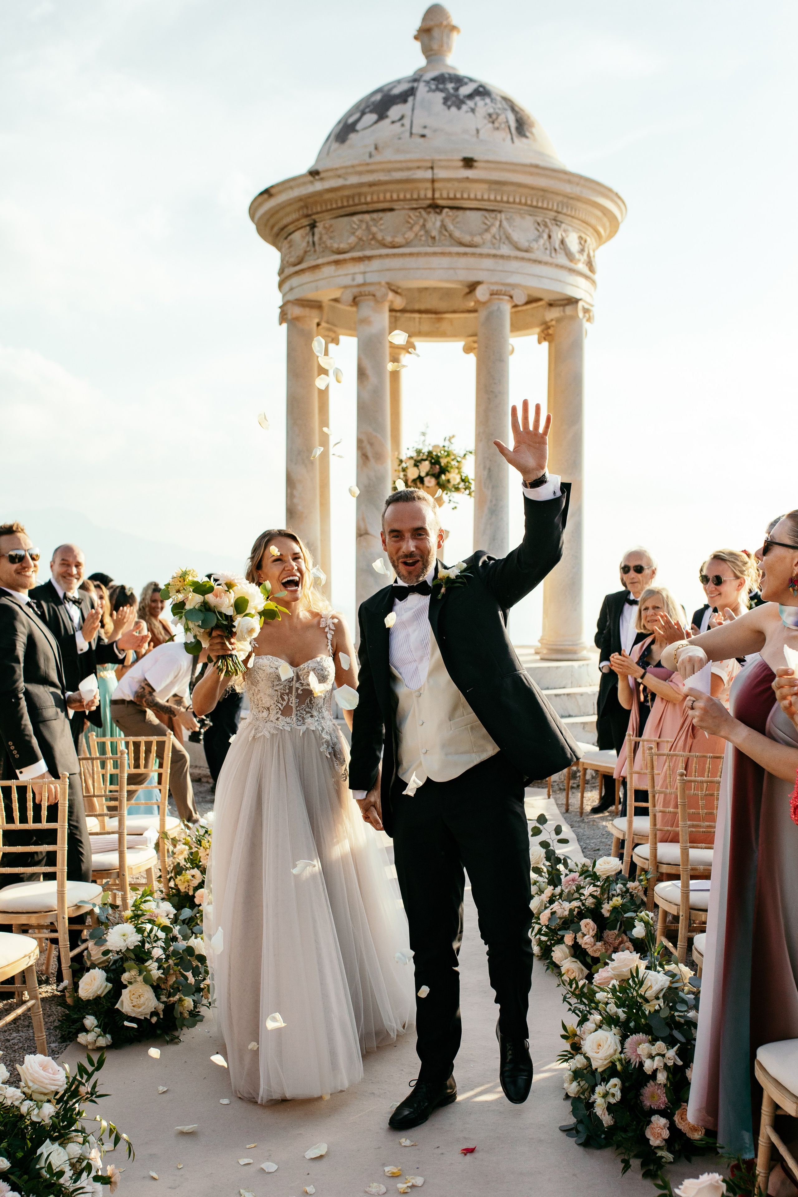 Wedding Ceremony in Son Marroig. Wedding Celebrant in Mallorca Iban Collin