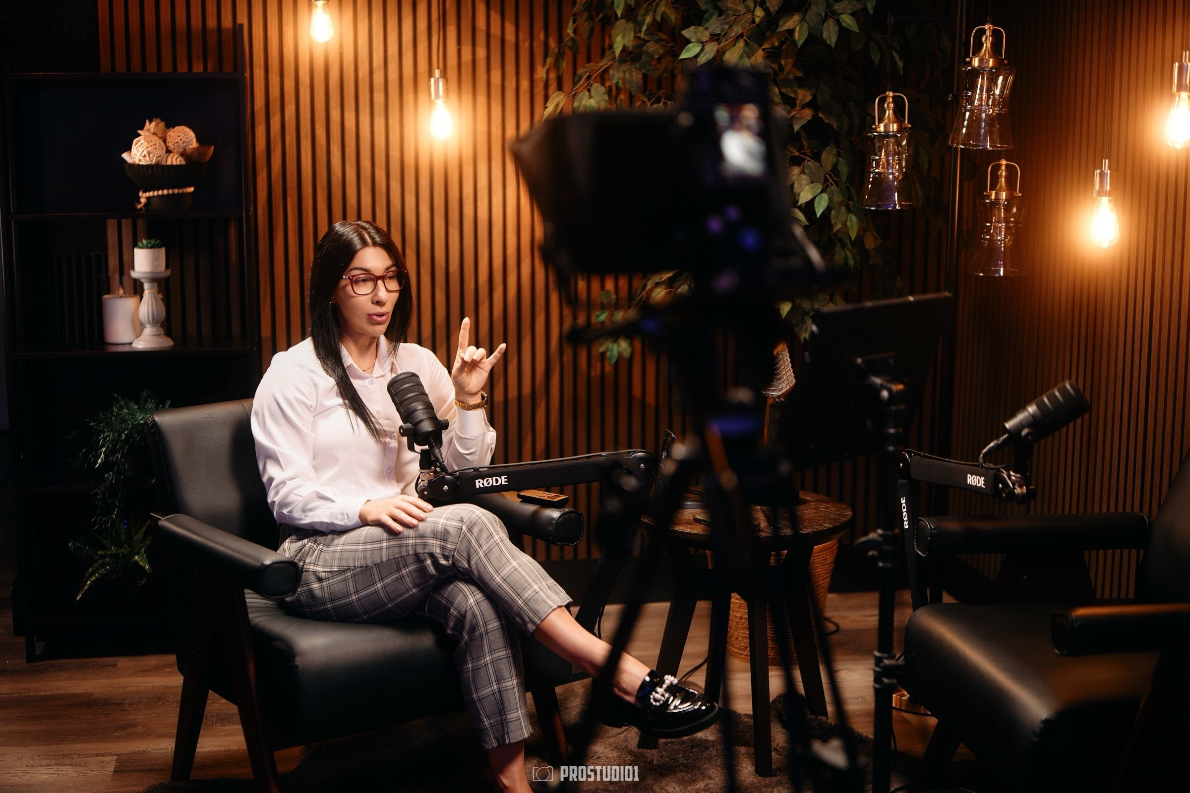 Cinematic Interview Lounge Near Miami · Zone 2 | ProStudio1