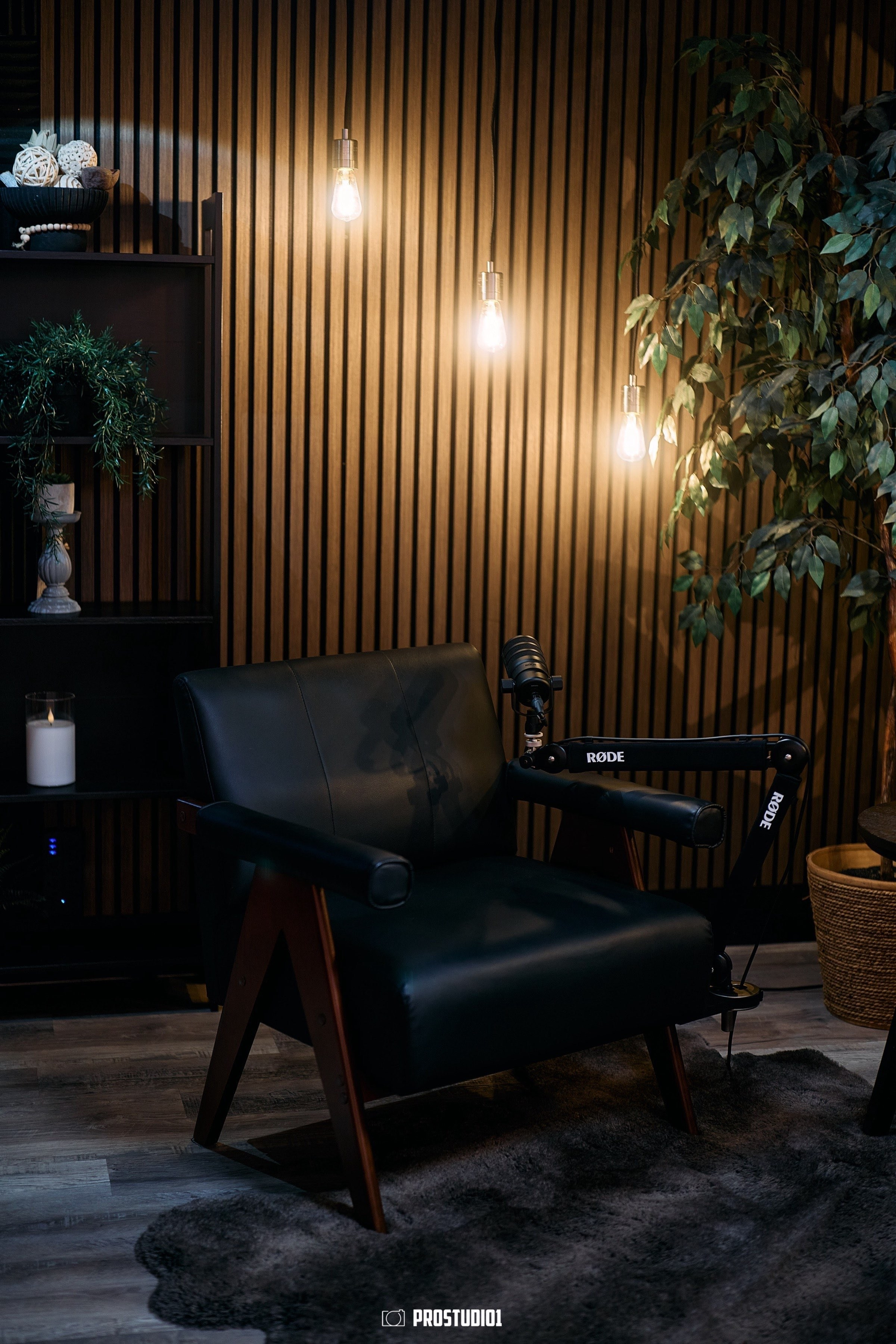 Cinematic Interview Lounge Near Miami · Zone 2 | ProStudio1
