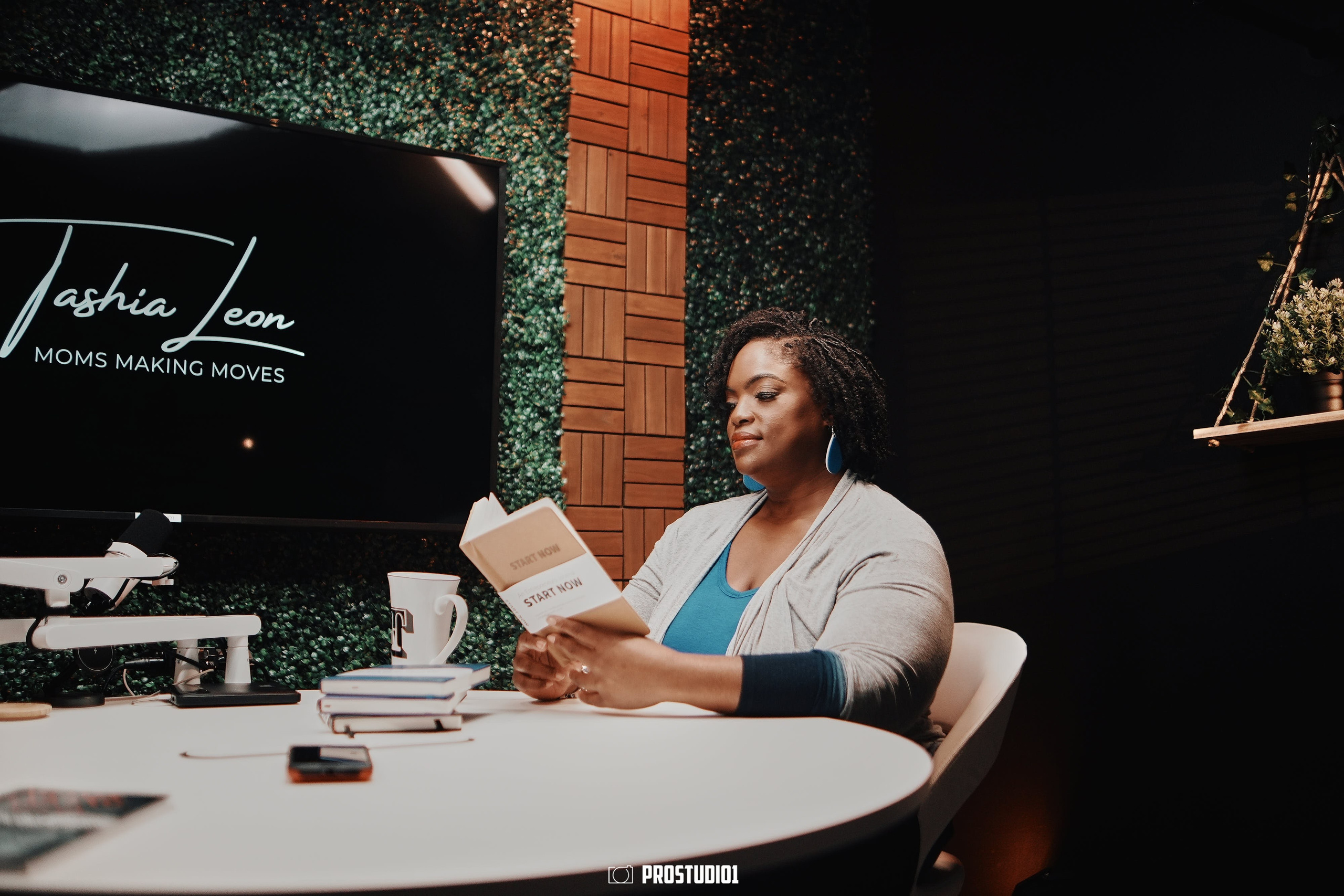 Private Podcast Studio Near Miami · Zone 1 Talk-Show Set | ProStudio1