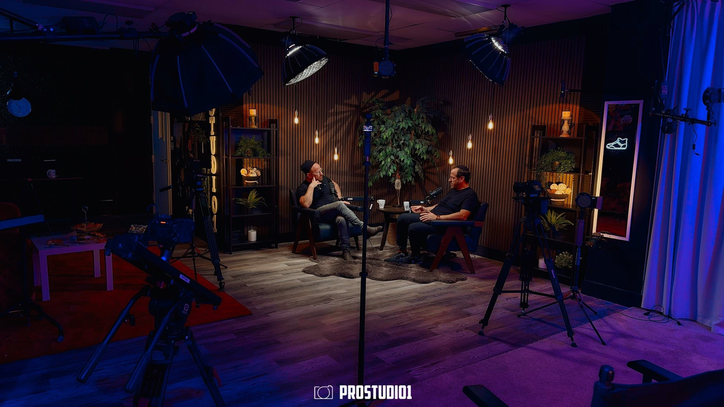Cinematic Interview Lounge Near Miami · Zone 2 | ProStudio1