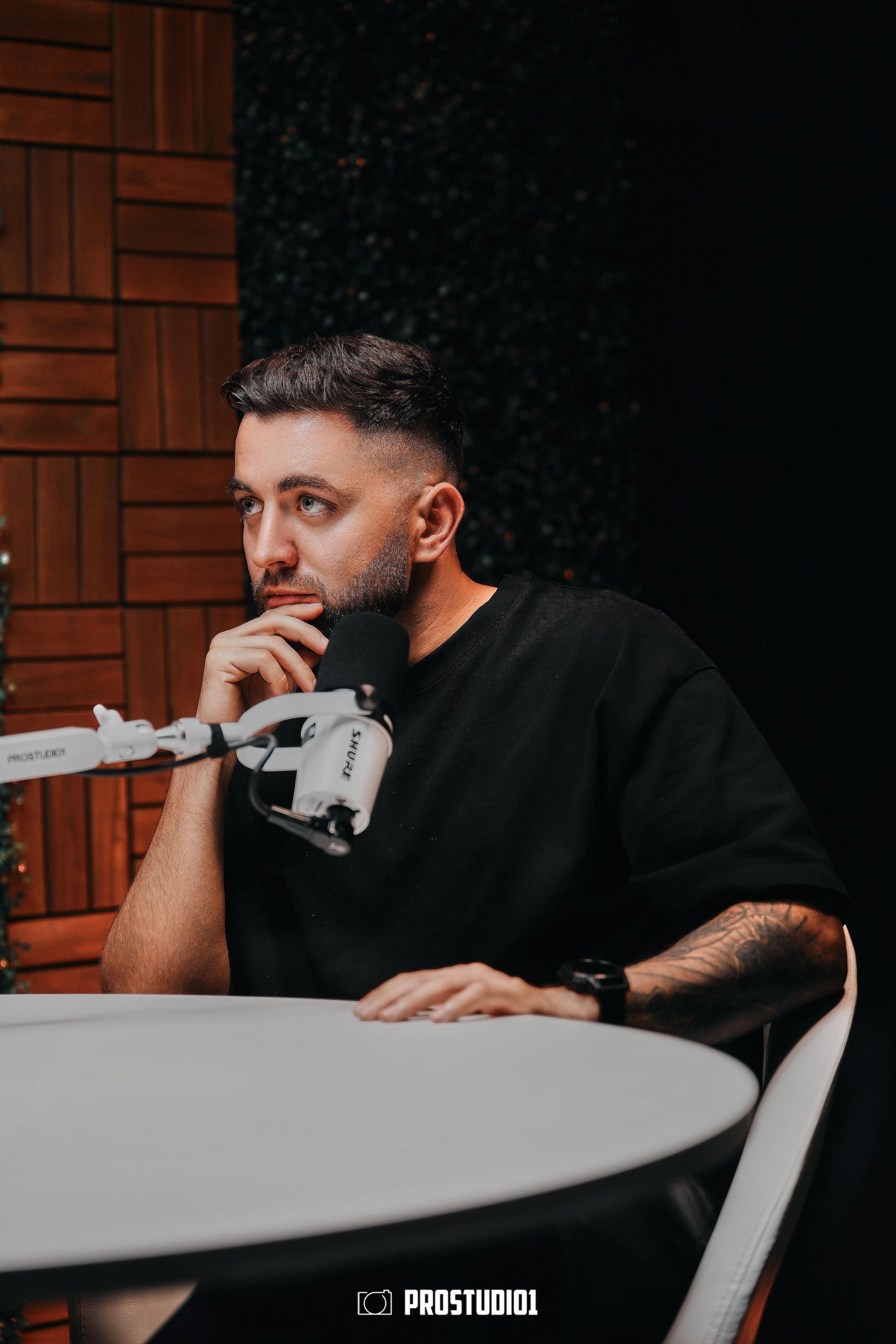 Private Podcast Studio Near Miami · Zone 1 Talk-Show Set | ProStudio1