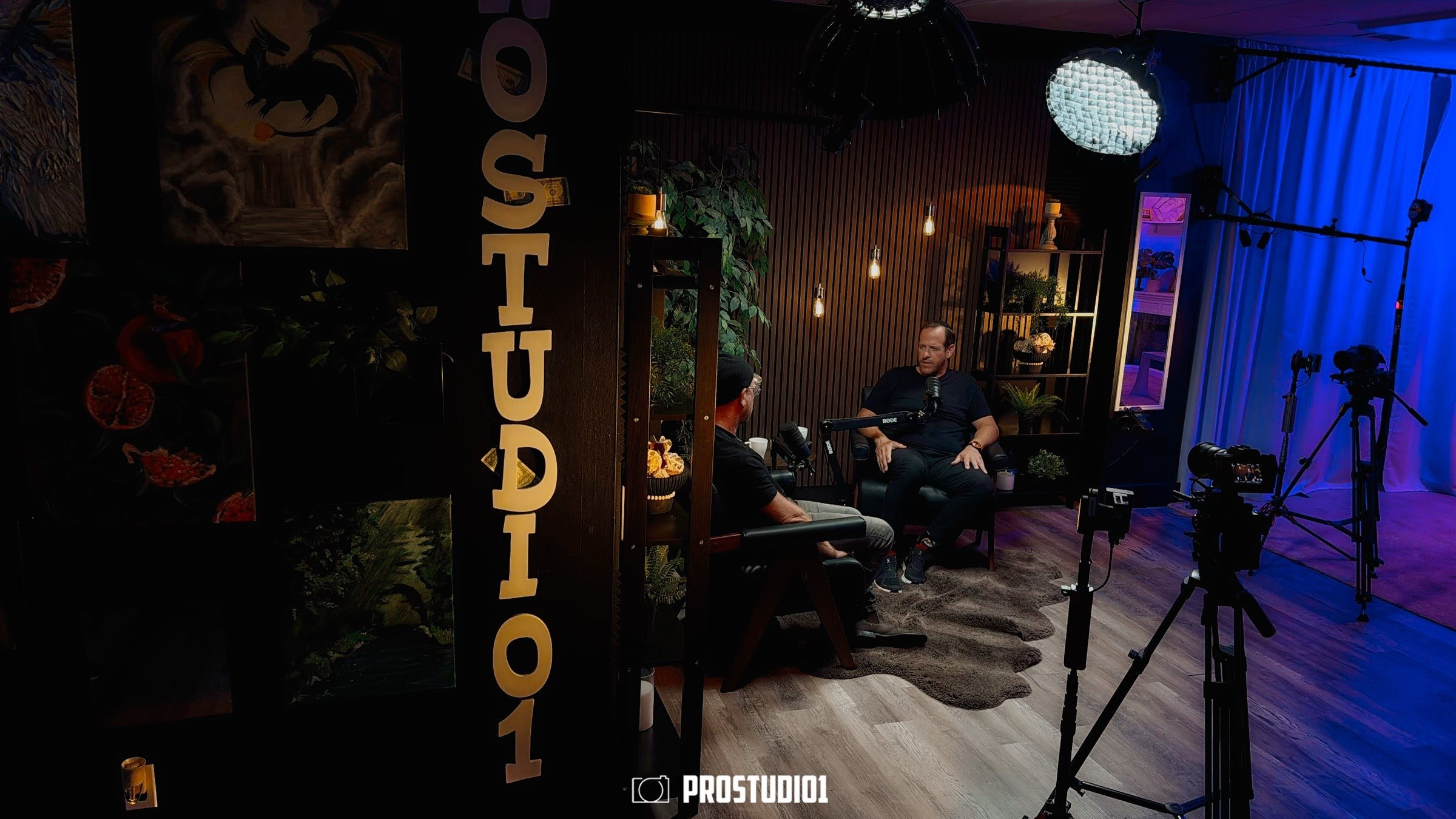 Cinematic Interview Lounge Near Miami · Zone 2 | ProStudio1