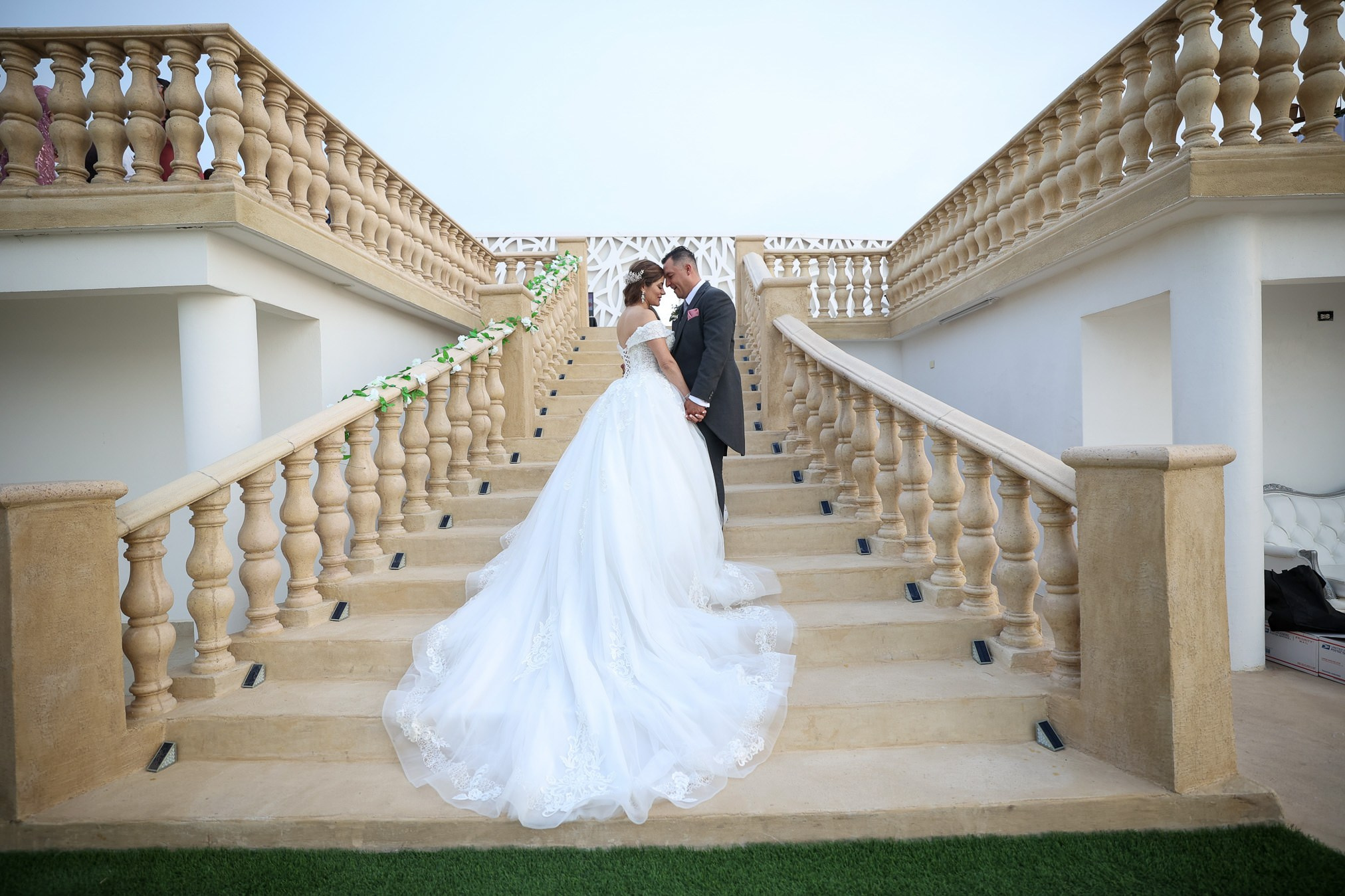 Jardin Casa Bella Tijuana Boda Hector y Jeanette. Estudio de fotografia en Tijuana