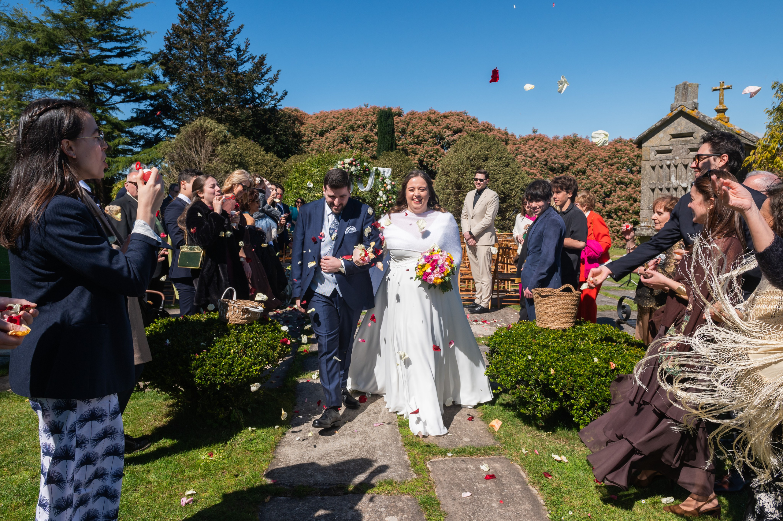 Boda de Claudia y Gabriel · Pazo de Santa Cruz de Bueu, Galicia · Javier Poveda