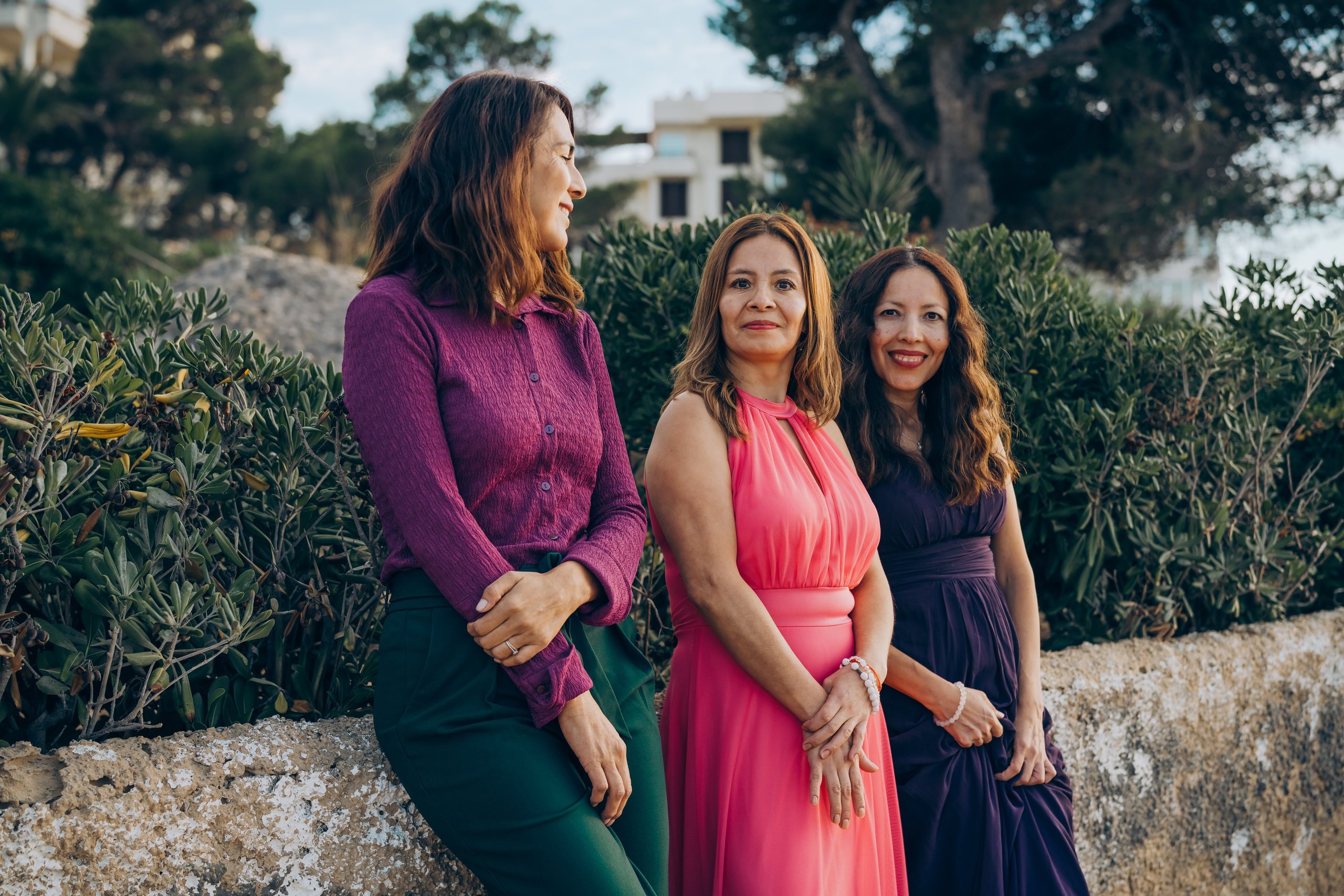 Brenda and friends. Photographer in Mallorca