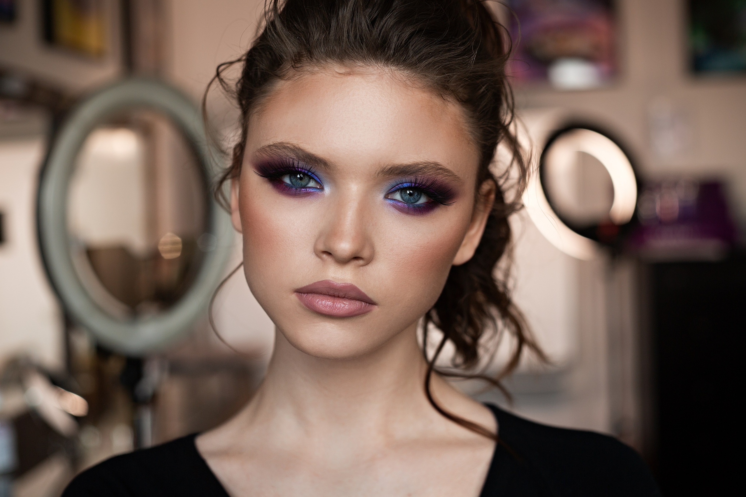 Evening makeup, event hairstyling, special occasion makeup. Makeup artist and Hair stylist in London