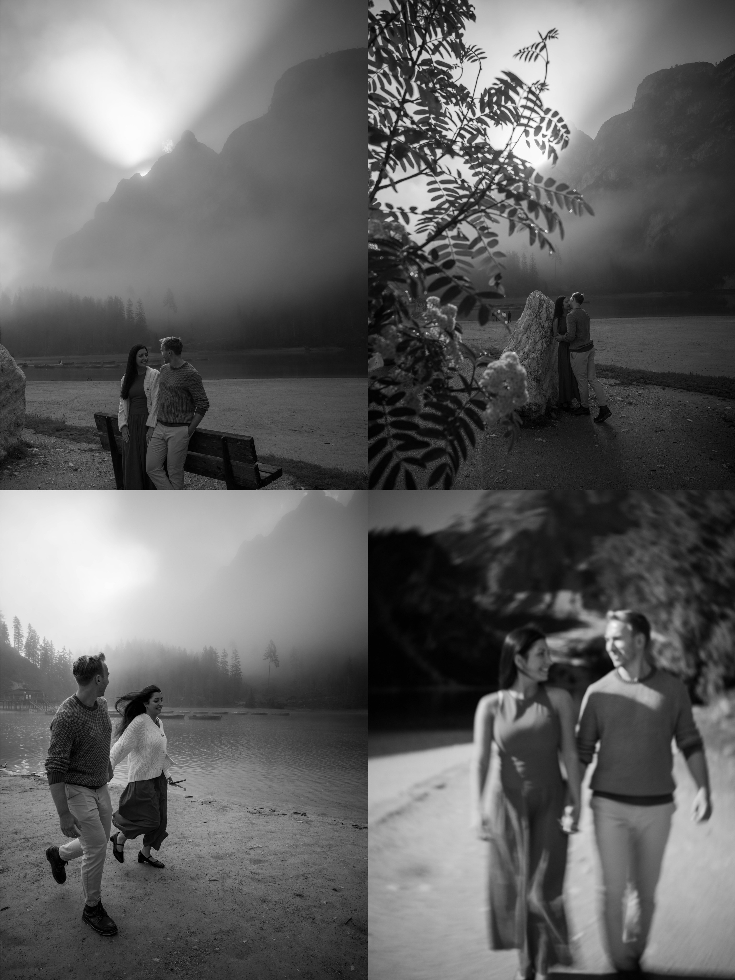 Proposal, Lago di Braes, the Dolomites