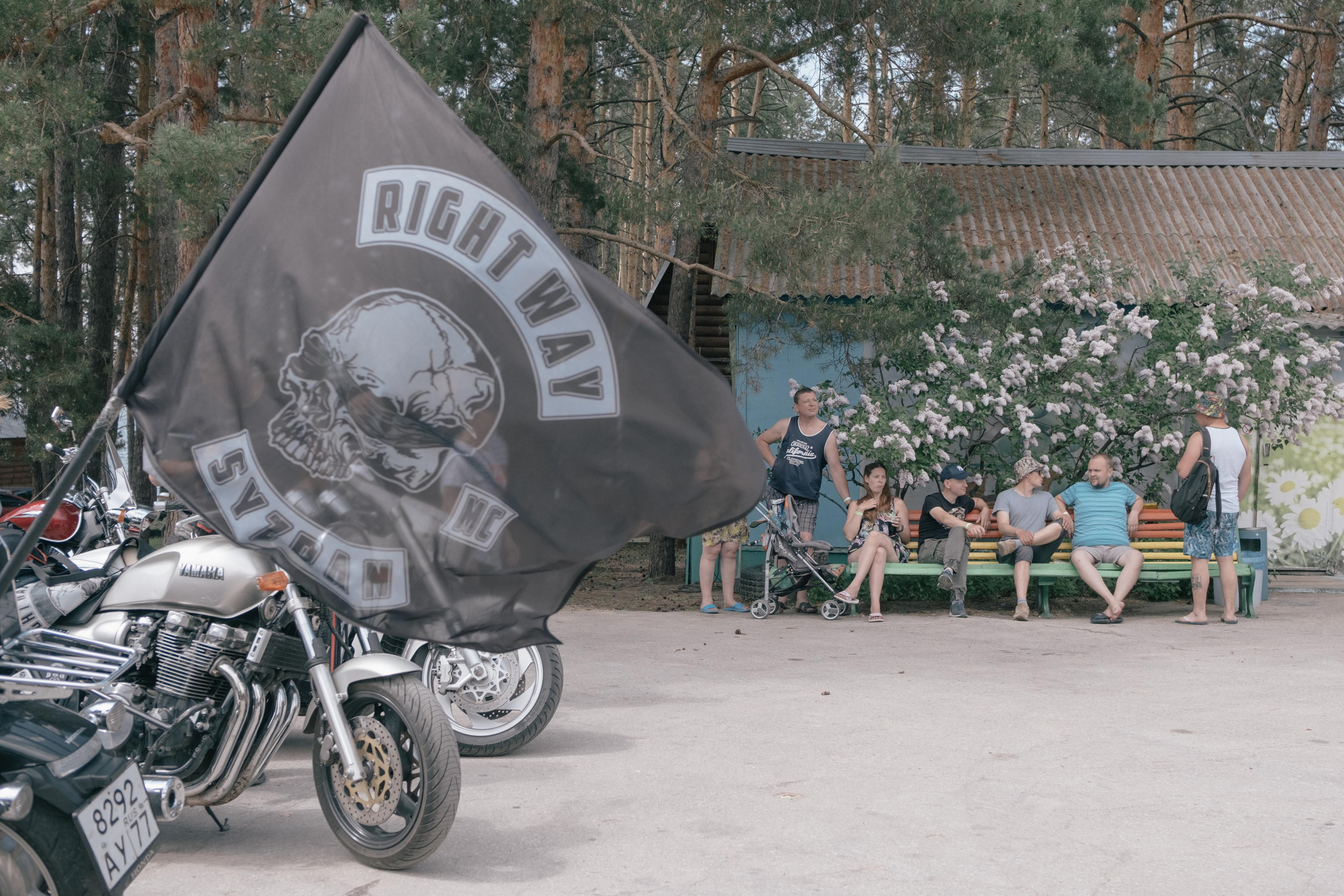 Bikers` camp. Photographer Anastasiya Dubrovina