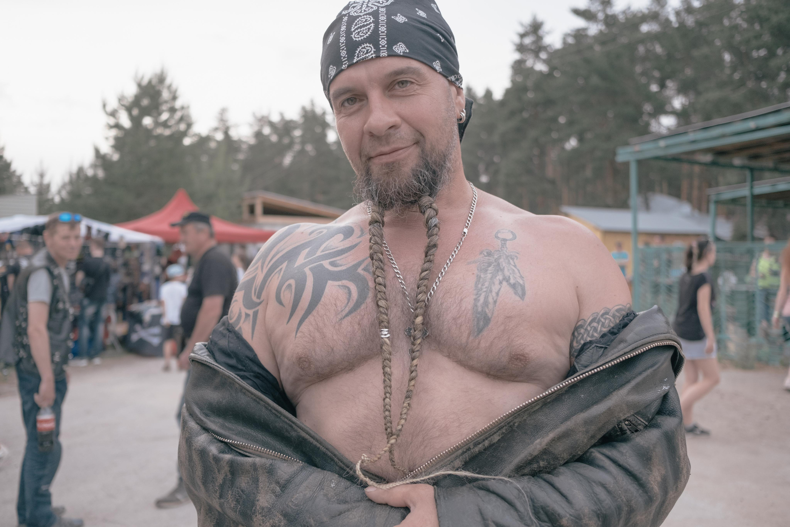 Bikers` camp. Photographer Anastasiya Dubrovina