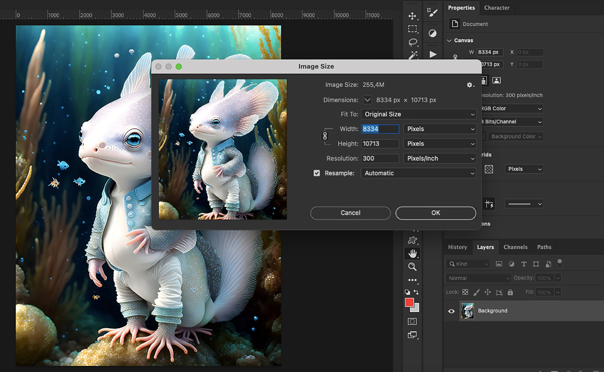 “Captivating Baby Axolotl Digital Prints: Unleash Your Imagination!”. AI Photo Retoucher and Image Restorer Zhanna Ognivo