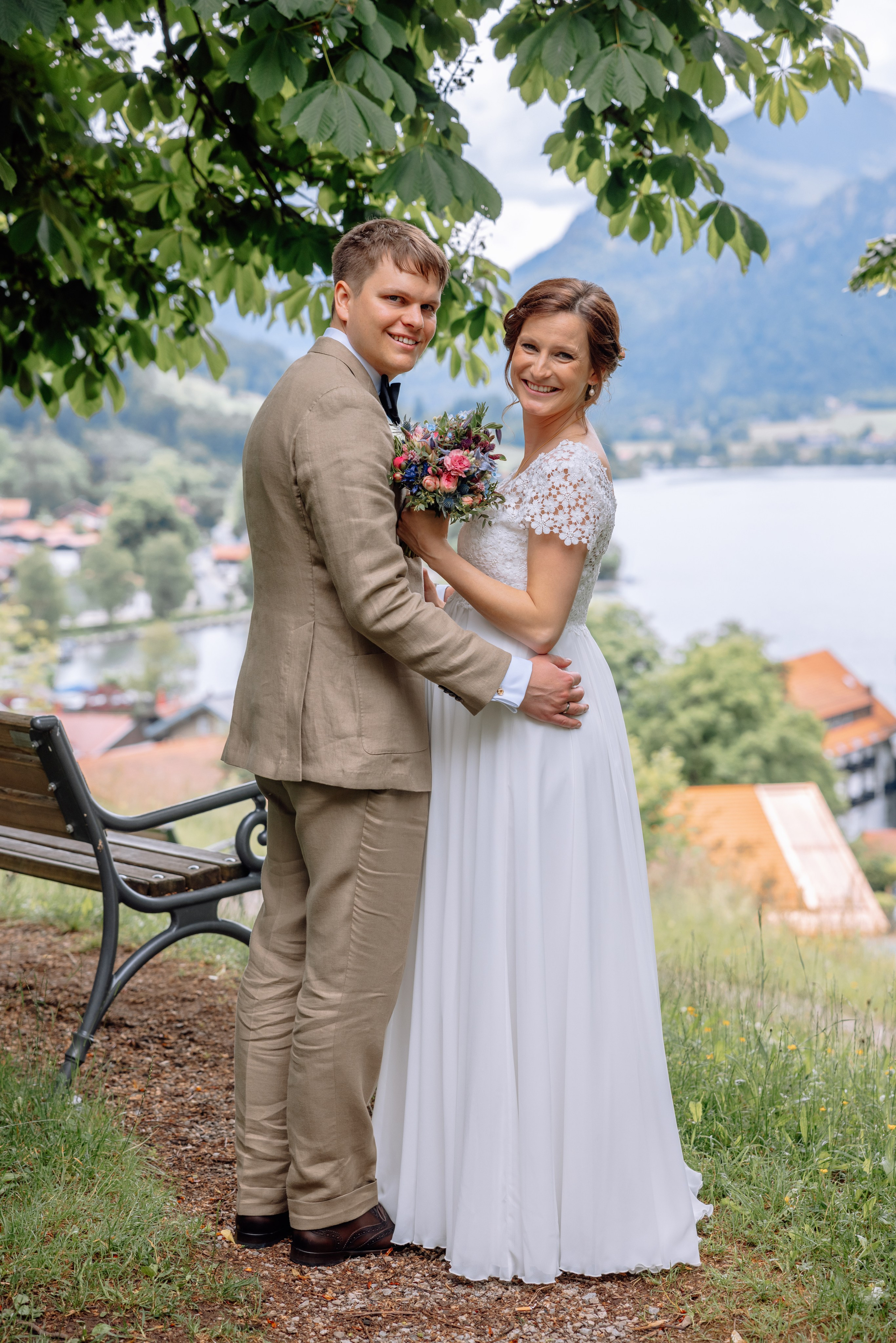 Traumhochzeit am Schliersee. Hochzeitsfotograf München Taufe Familienfotograf Tanja Mauke