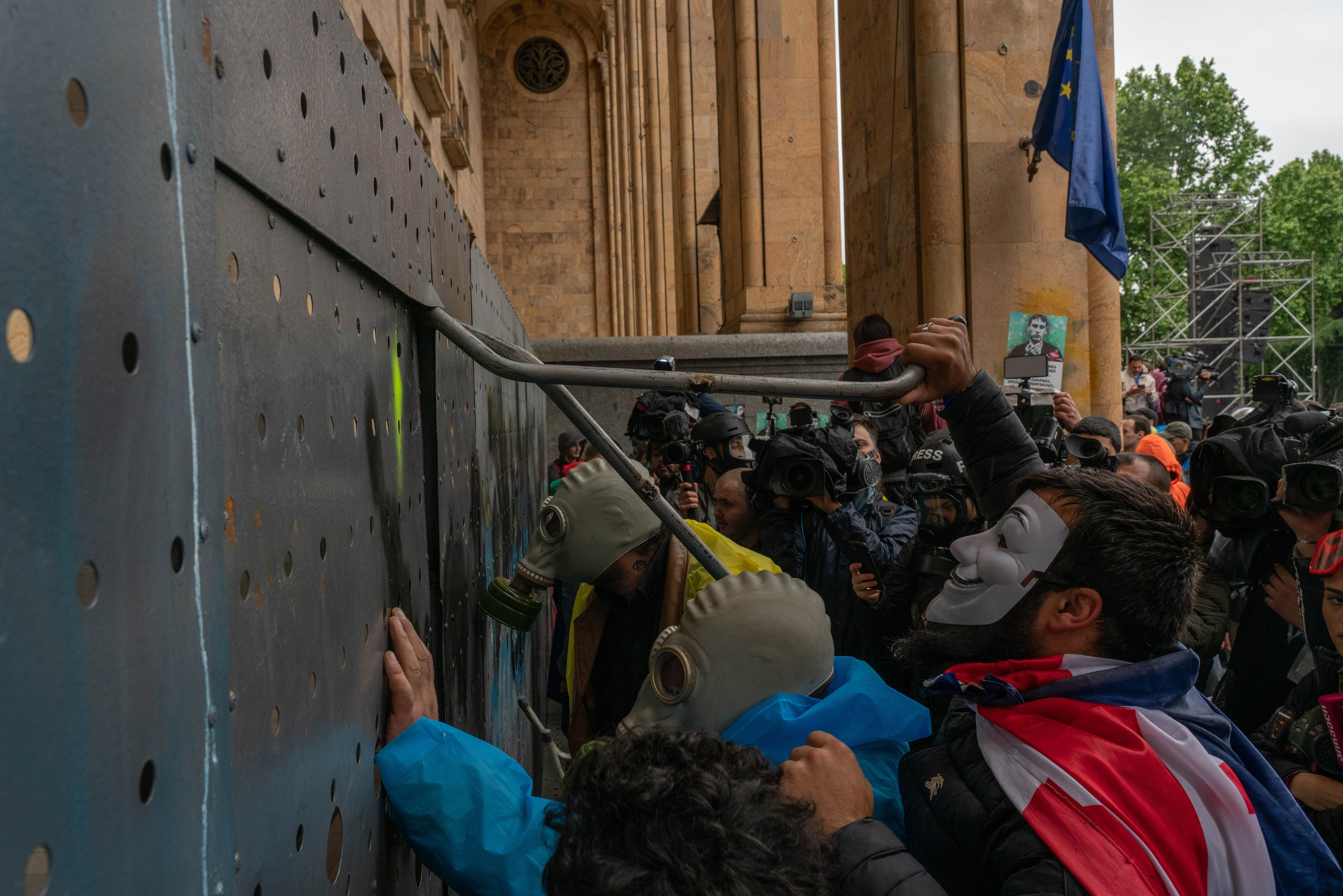 Georgia against the “foreign agents” law. Marina Sycheva