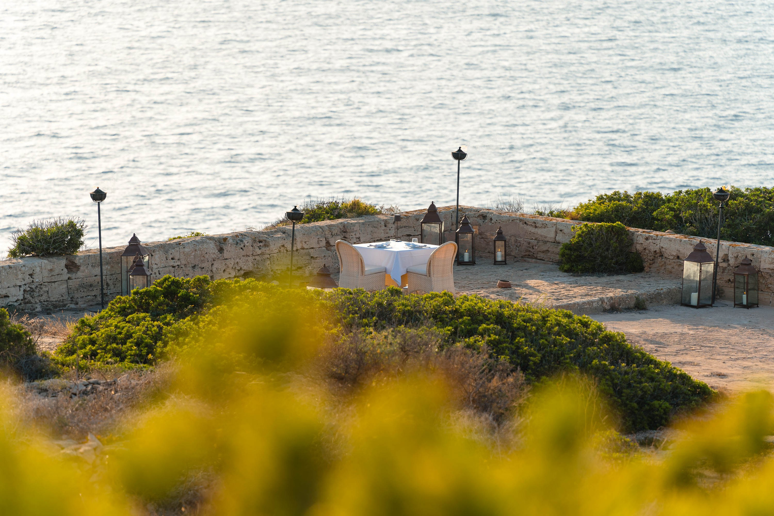 Dusk Wedding Proposal Cap Rocat. Mallorca Wedding, Corporate & Social Photographer