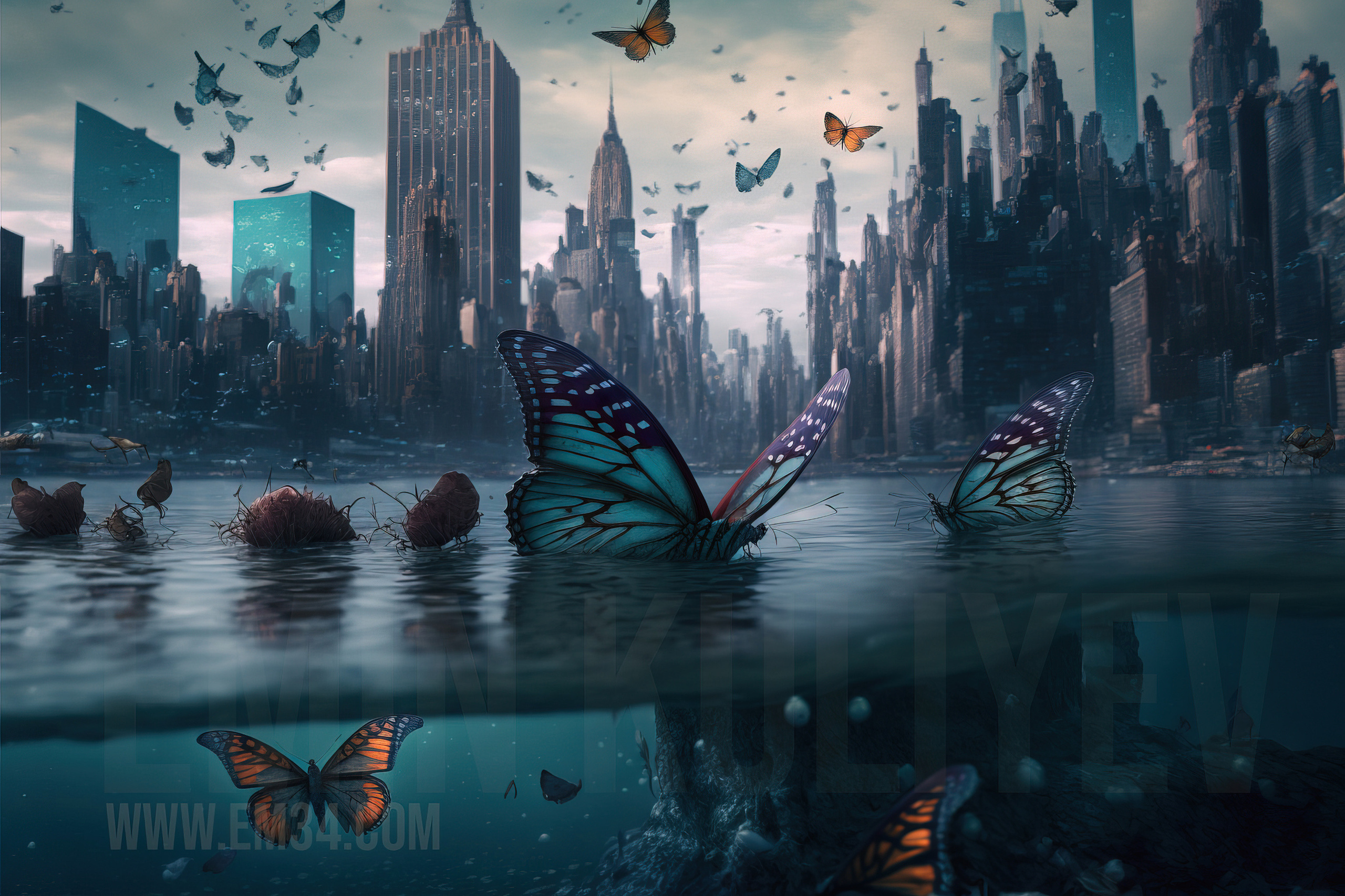 Created the New York City of my dreams in Midjourney. Emin Kuliyev — Award-Winning Wedding Photojournalist NYC & USA | Best Wedding Photographer Known for Candid, Timeless Moments