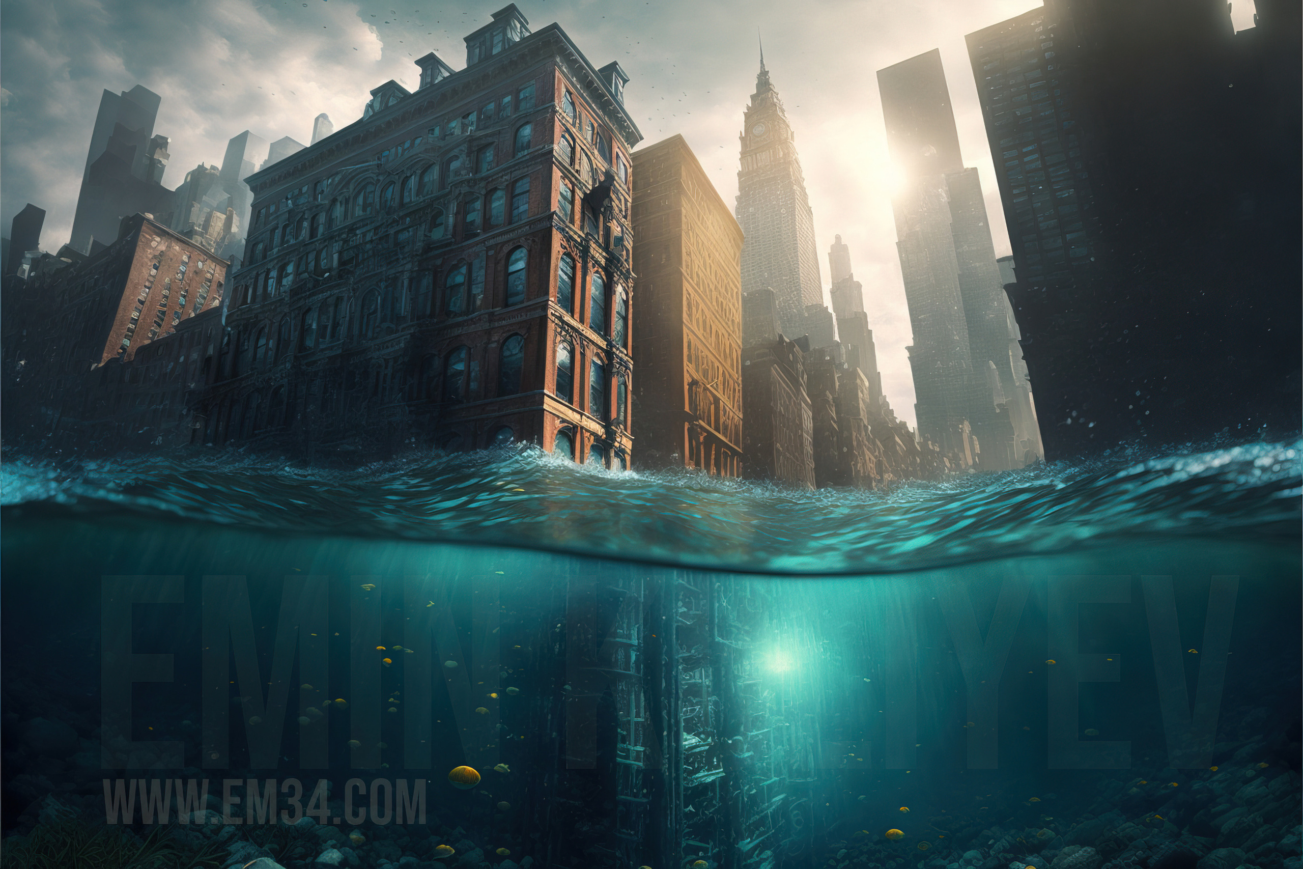 Created the New York City of my dreams in Midjourney. Emin Kuliyev — Award-Winning Wedding Photojournalist NYC & USA | Best Wedding Photographer Known for Candid, Timeless Moments