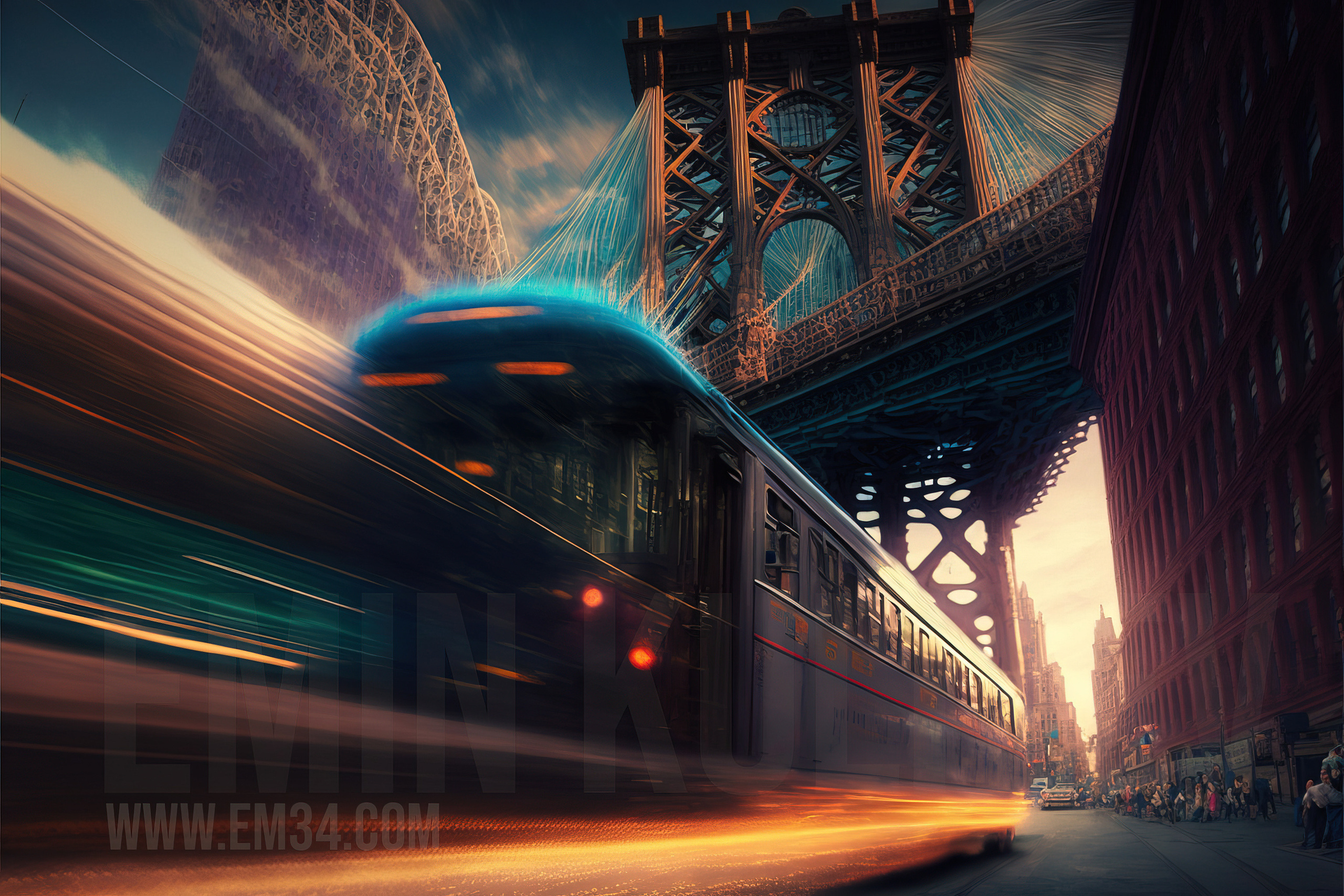 Created the New York City of my dreams in Midjourney. Emin Kuliyev — Award-Winning Wedding Photojournalist NYC & USA | Best Wedding Photographer Known for Candid, Timeless Moments