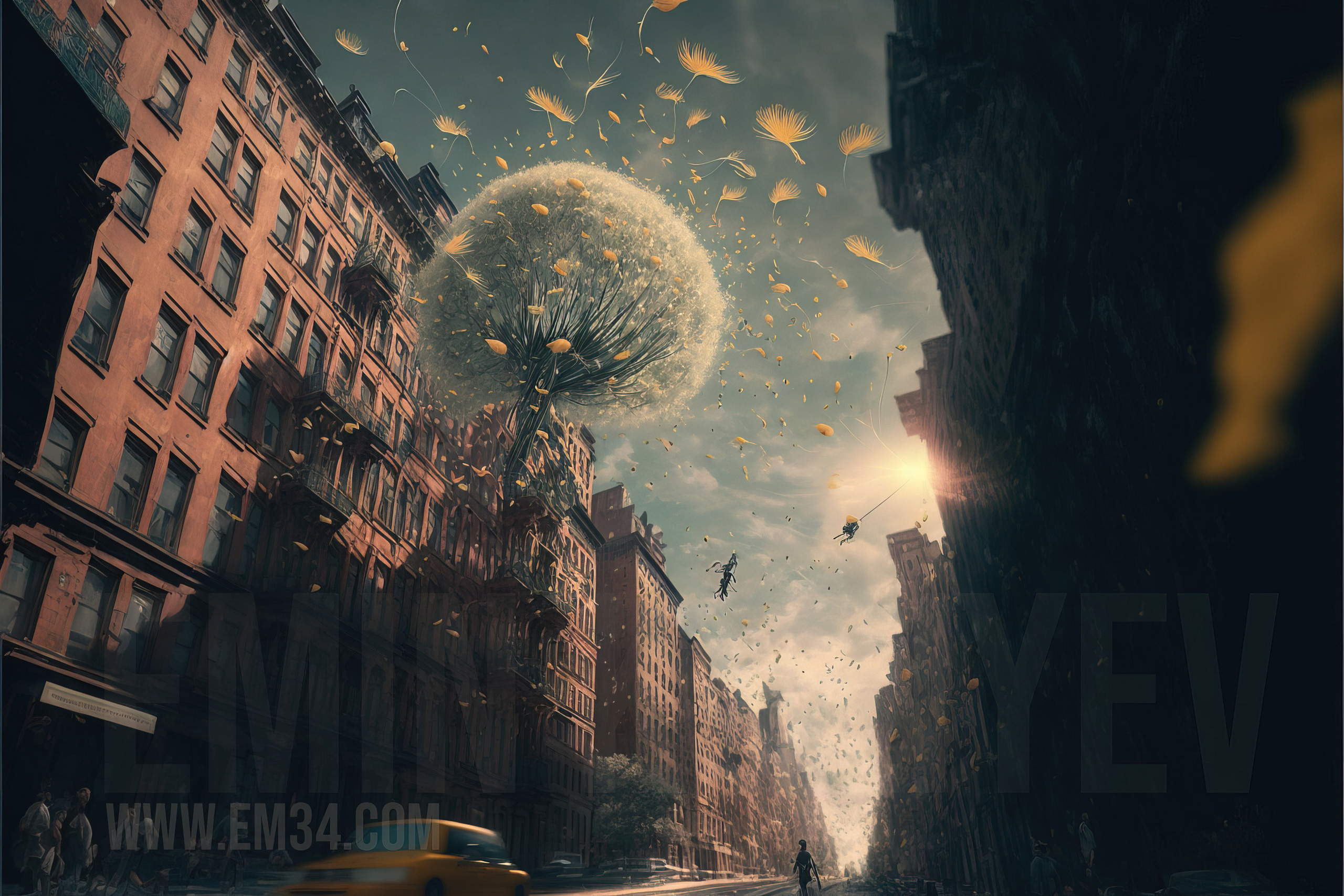 Created the New York City of my dreams in Midjourney. Emin Kuliyev — Award-Winning Wedding Photojournalist NYC & USA | Best Wedding Photographer Known for Candid, Timeless Moments