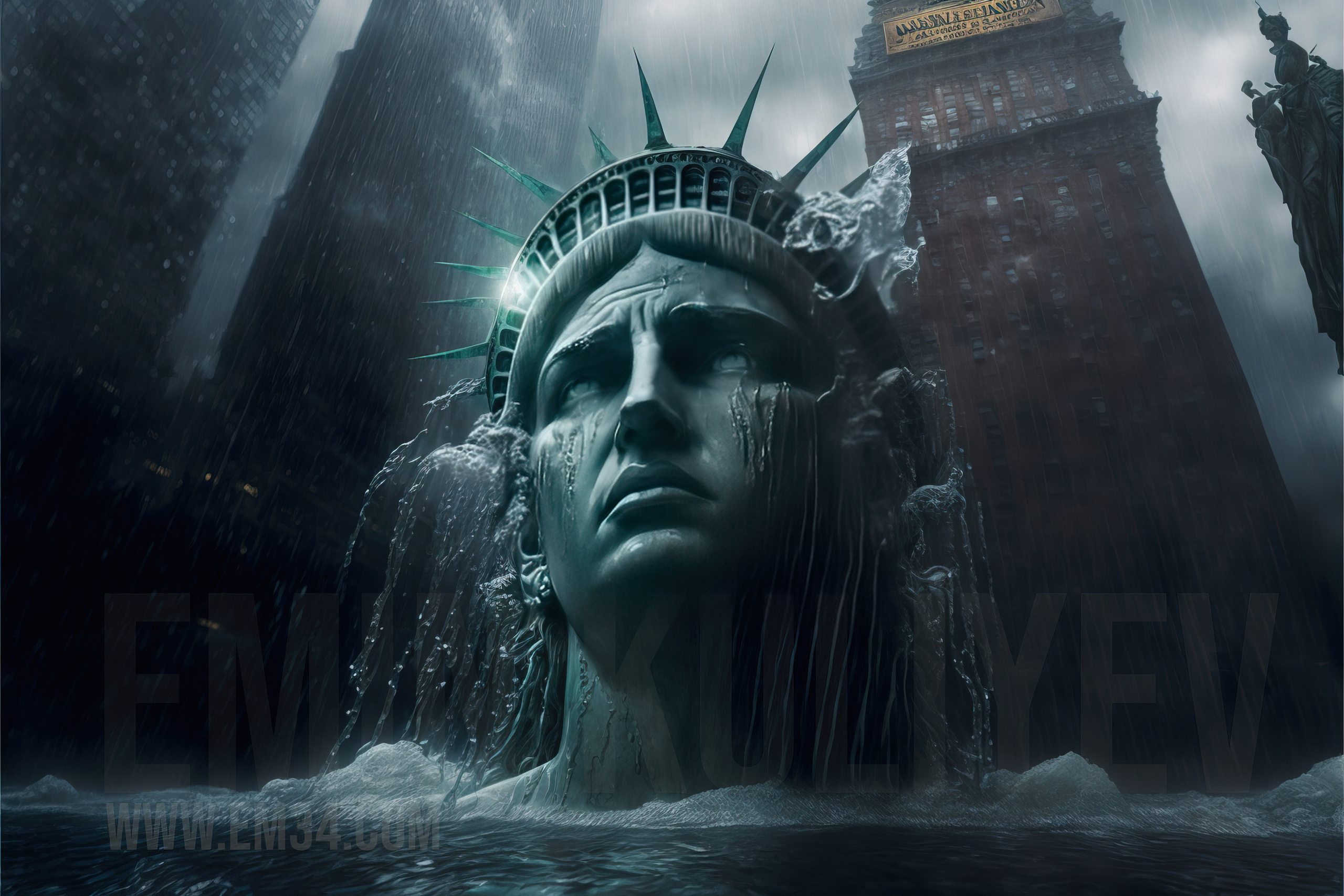 Created the New York City of my dreams in Midjourney. Emin Kuliyev — Award-Winning Wedding Photojournalist NYC & USA | Best Wedding Photographer Known for Candid, Timeless Moments