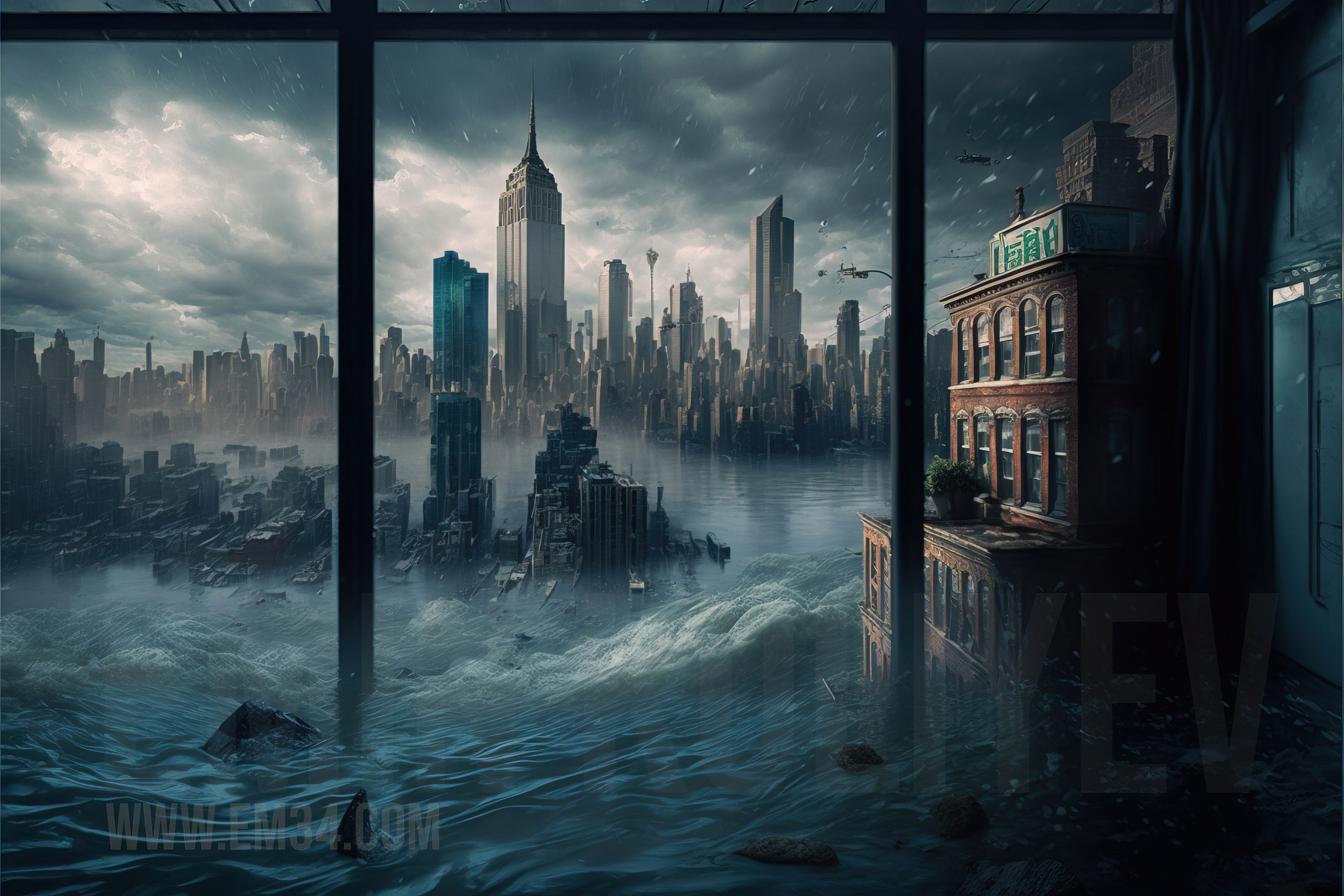 Created the New York City of my dreams in Midjourney. Emin Kuliyev — Award-Winning Wedding Photojournalist NYC & USA | Best Wedding Photographer Known for Candid, Timeless Moments