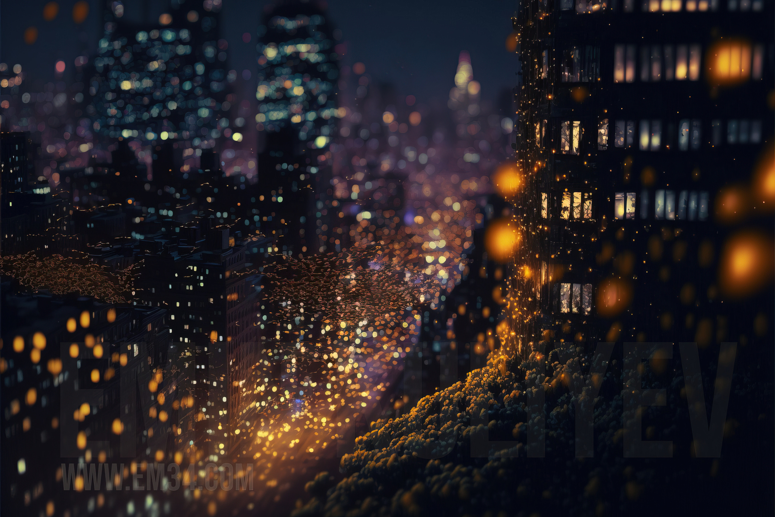 Created the New York City of my dreams in Midjourney. Emin Kuliyev — Award-Winning Wedding Photojournalist NYC & USA | Best Wedding Photographer Known for Candid, Timeless Moments