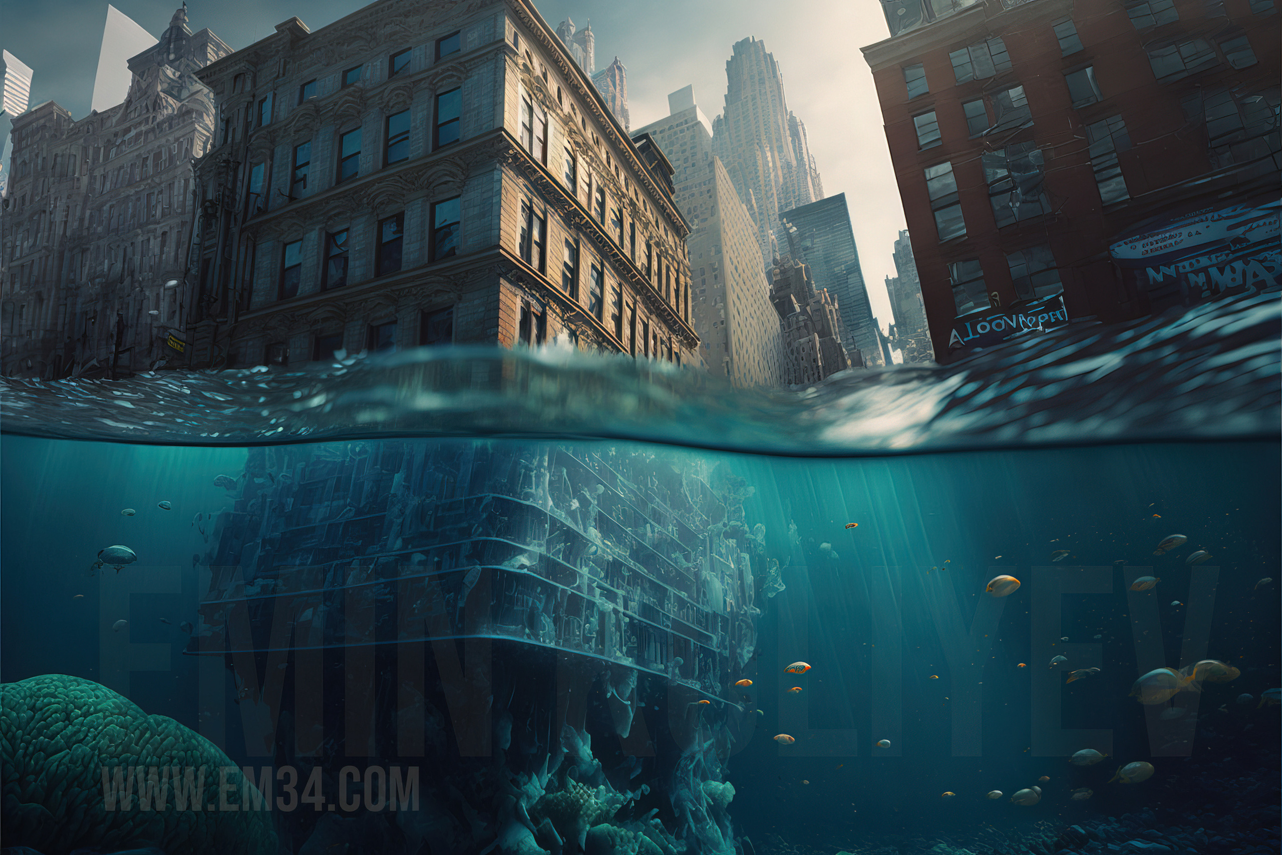 Created the New York City of my dreams in Midjourney. Emin Kuliyev — Award-Winning Wedding Photojournalist NYC & USA | Best Wedding Photographer Known for Candid, Timeless Moments