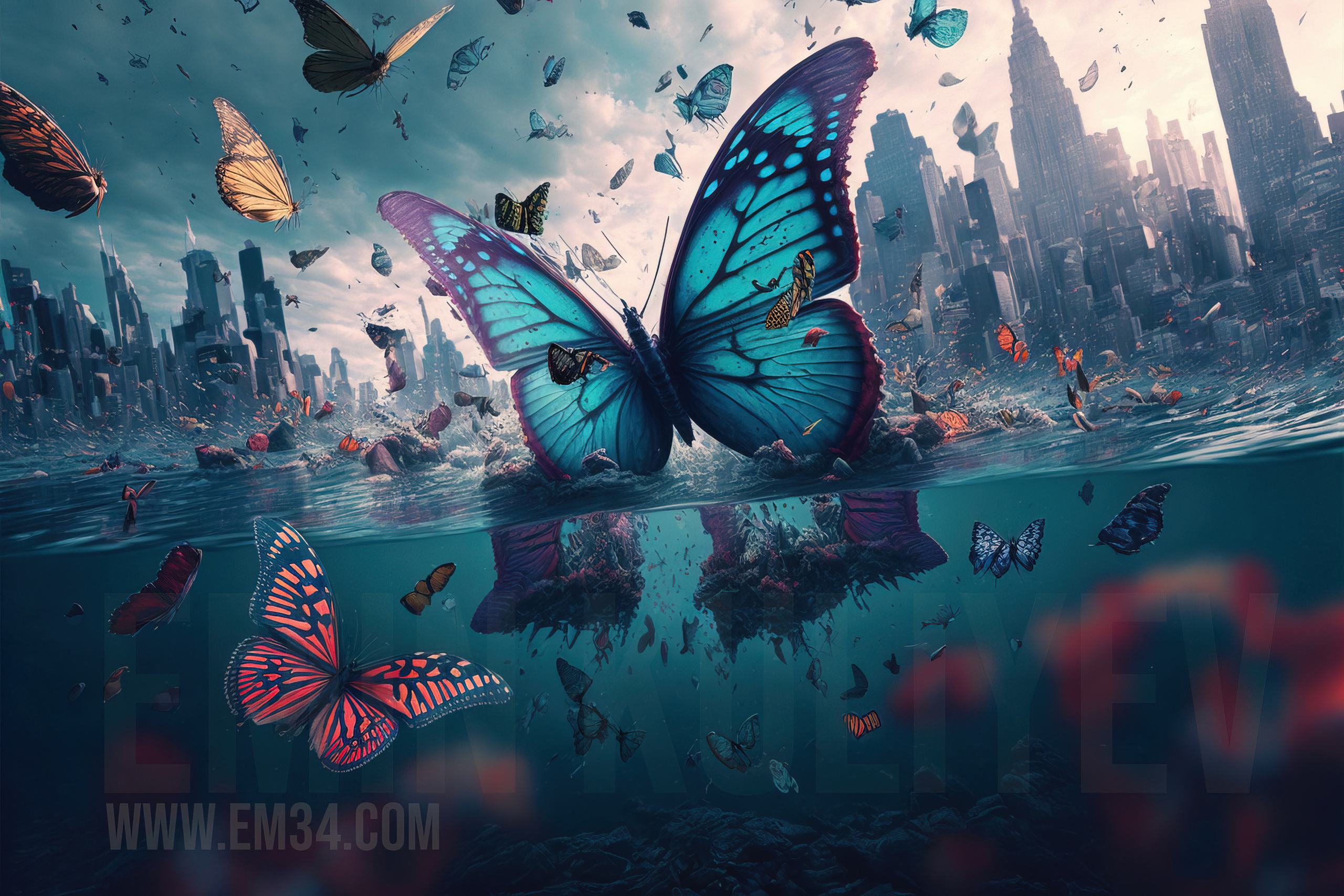 Created the New York City of my dreams in Midjourney. Emin Kuliyev — Award-Winning Wedding Photojournalist NYC & USA | Best Wedding Photographer Known for Candid, Timeless Moments