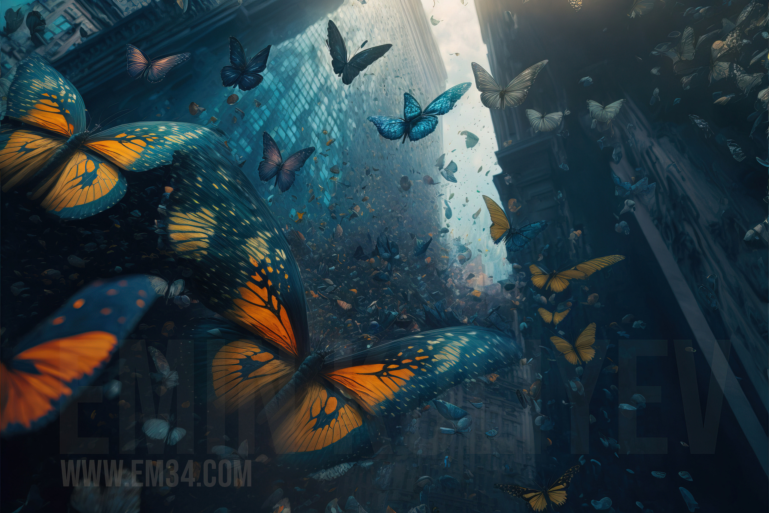 Created the New York City of my dreams in Midjourney. Emin Kuliyev — Award-Winning Wedding Photojournalist NYC & USA | Best Wedding Photographer Known for Candid, Timeless Moments