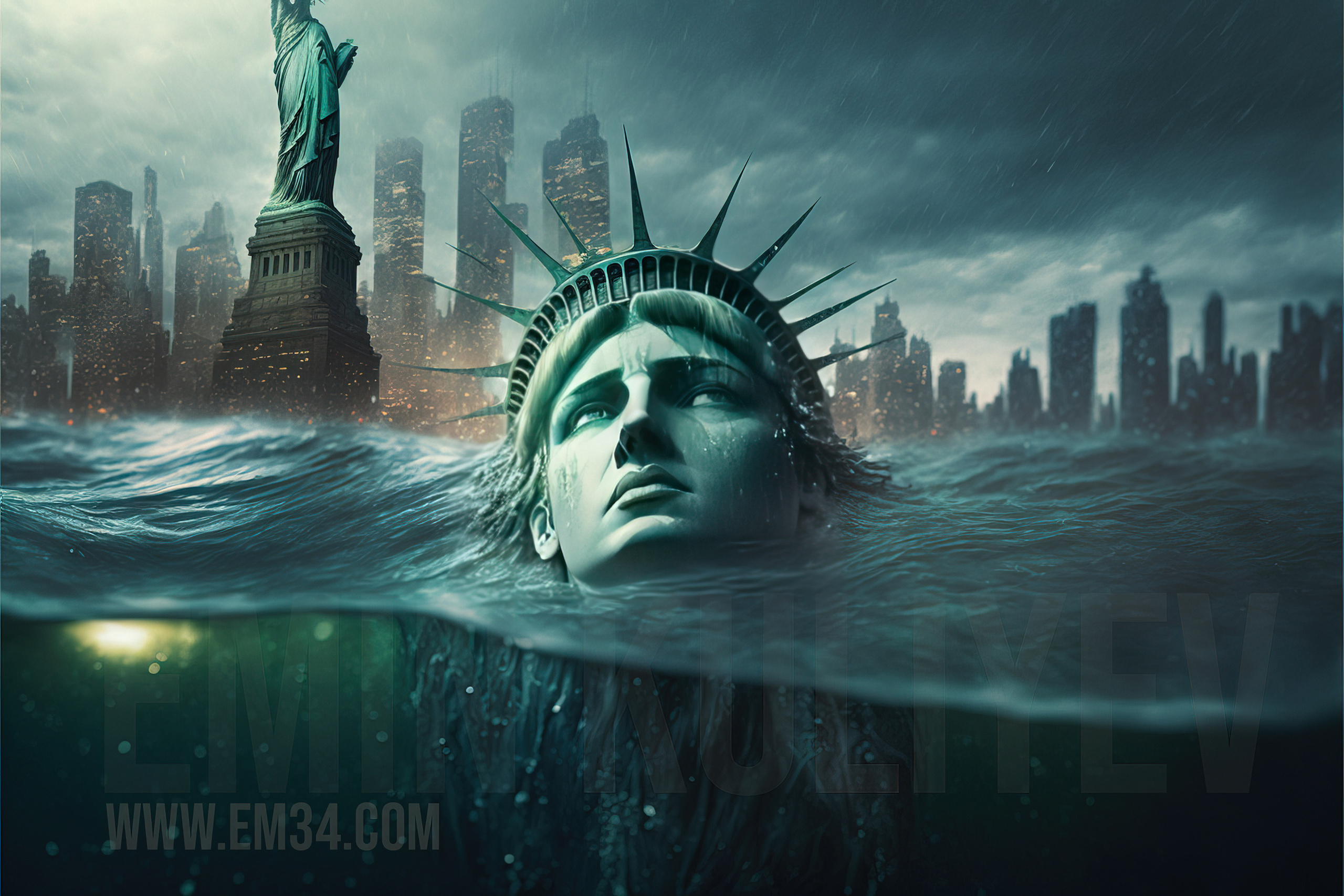 Created the New York City of my dreams in Midjourney. Emin Kuliyev — Award-Winning Wedding Photojournalist NYC & USA | Best Wedding Photographer Known for Candid, Timeless Moments