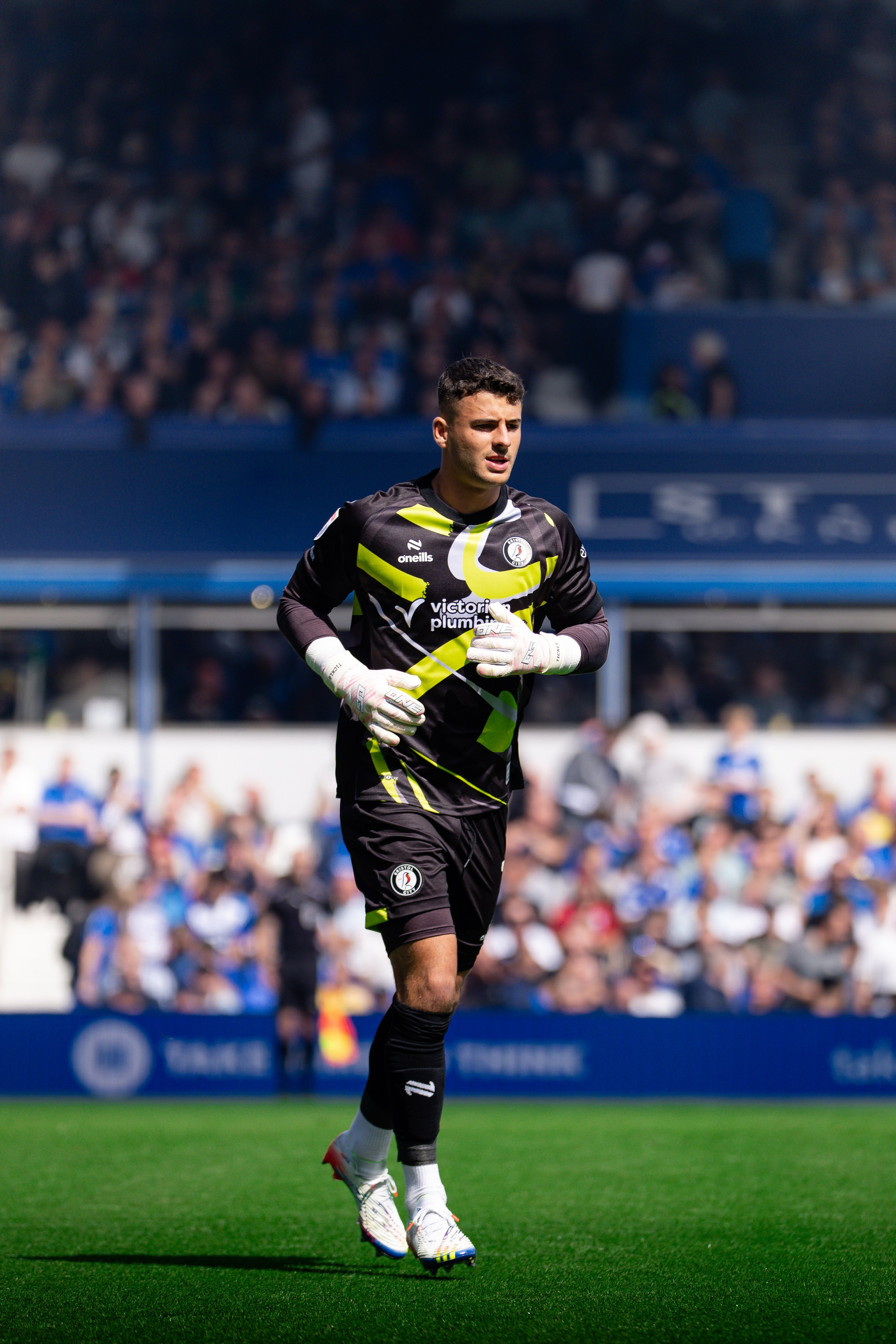 Birmingham City goalkeeper James Beadle during the Championship match against Bristol City at St Andrew’s.