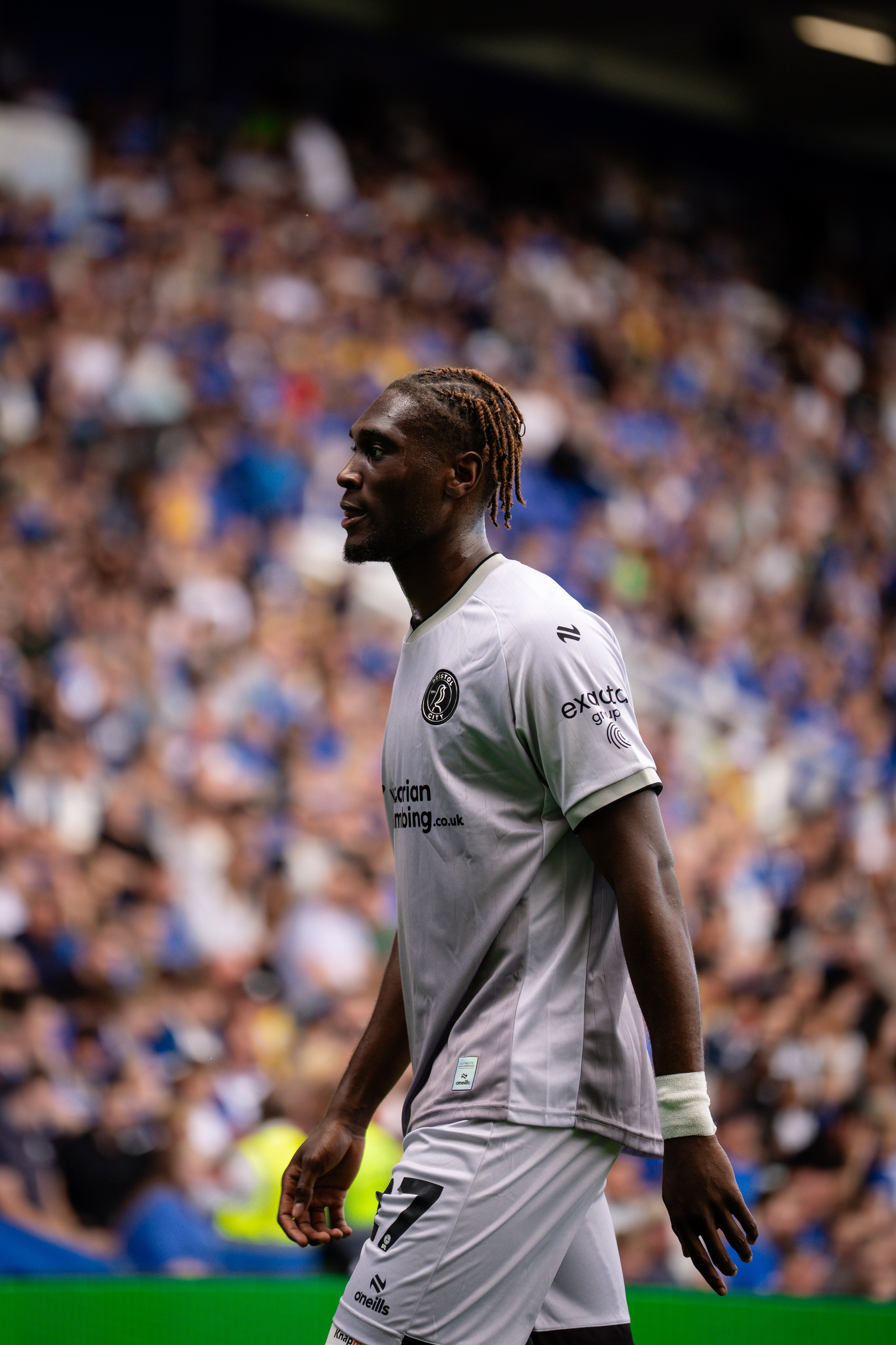 Bristol City player photographed during the Championship fixture against Birmingham City at St Andrew’s.