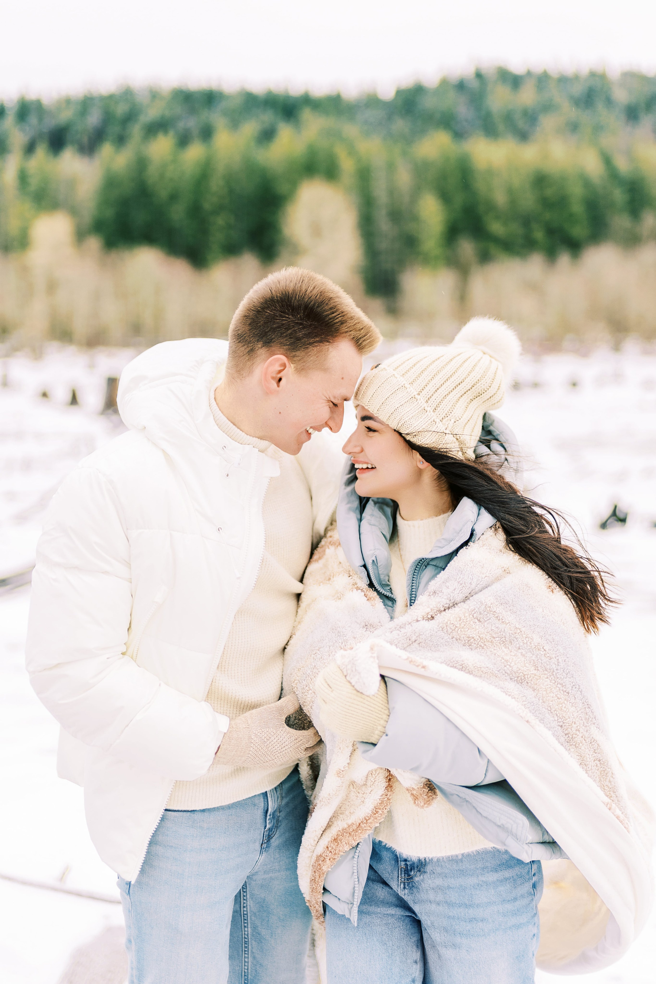 Irina & Bogdan / January 2024. Rattlesnake Lake, WA. EVAN ARISTOV WEDDING PHOTOGRAPHY — Seattle Wedding Photographer