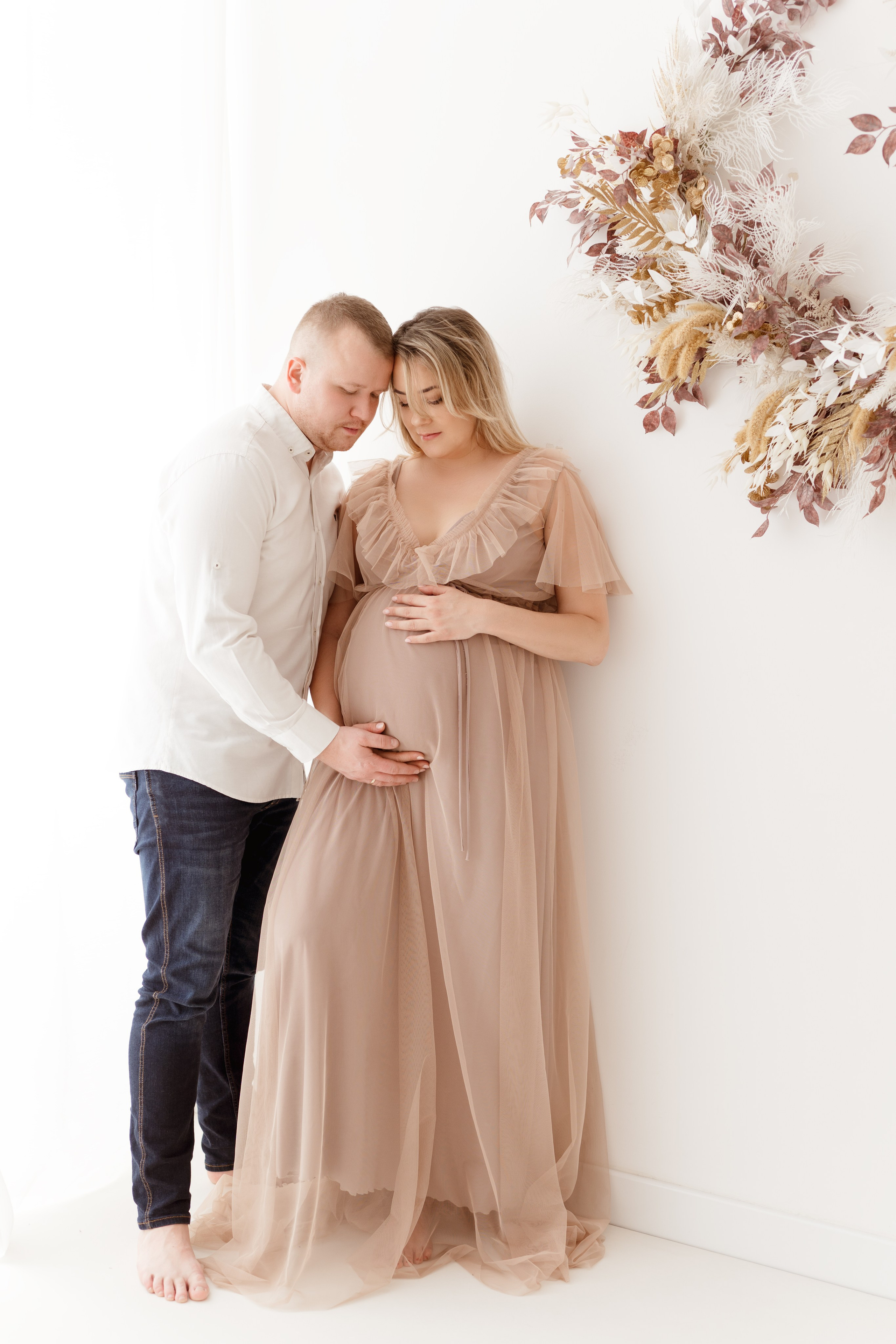 Sesja ciążowa Kasi. Fotograf Łódź - sesja ciążowa, noworodkowa, dziecięca. Studio w Łodzi