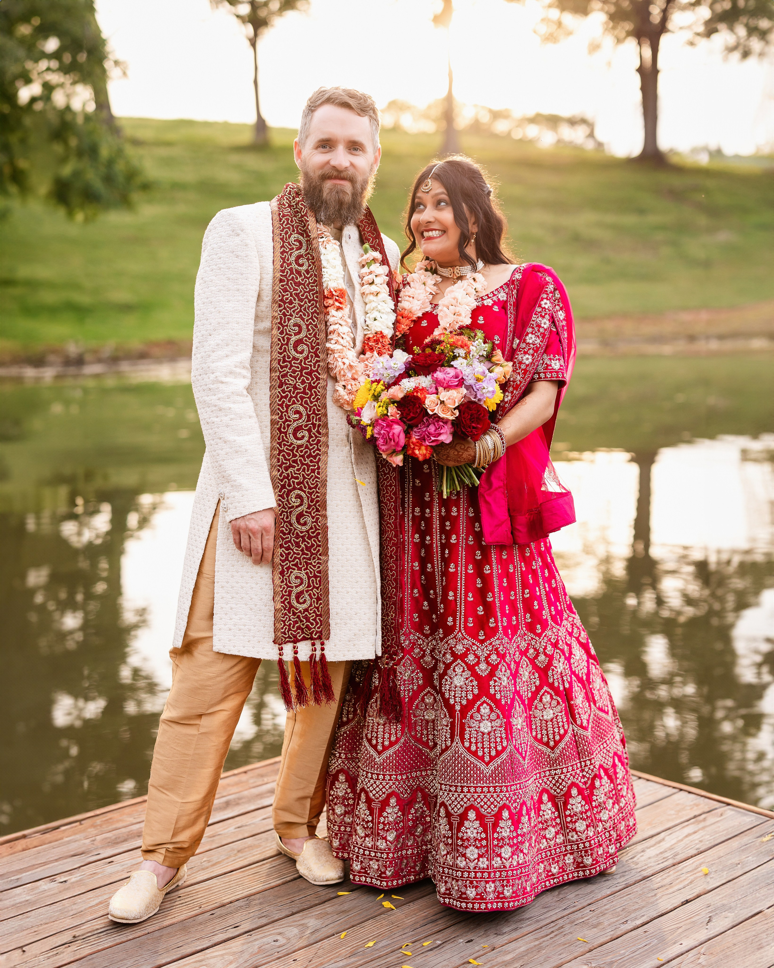 Daniel’s and Ruchi Fusion Wedding Celebration at The Venue At Rose Spring Farm. Wedding and portrait photography in Greenville SC