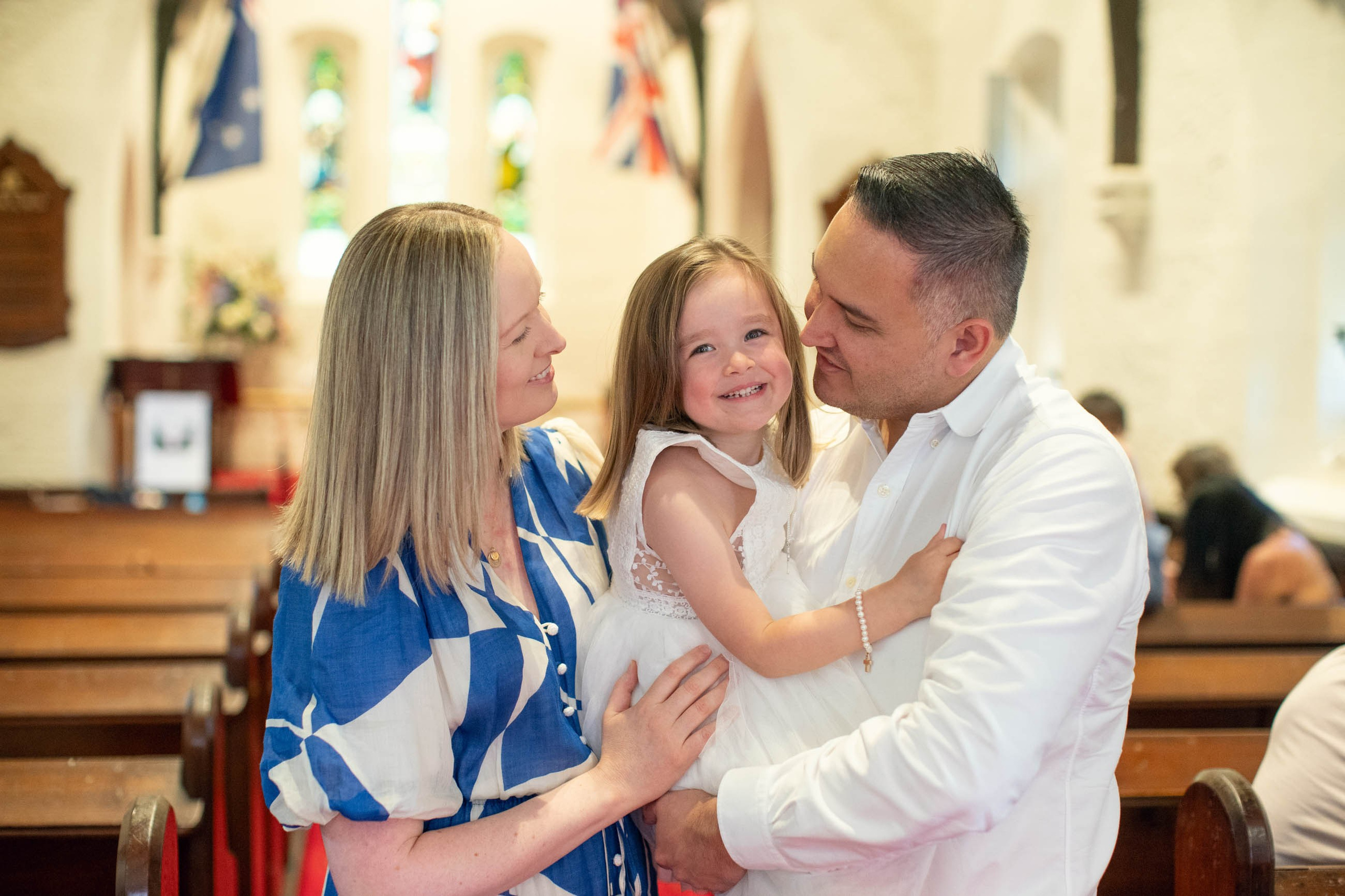 Christening Photography Sydney. Baptism photographer at St. Peter’s Anglican Church in Watsons Bay