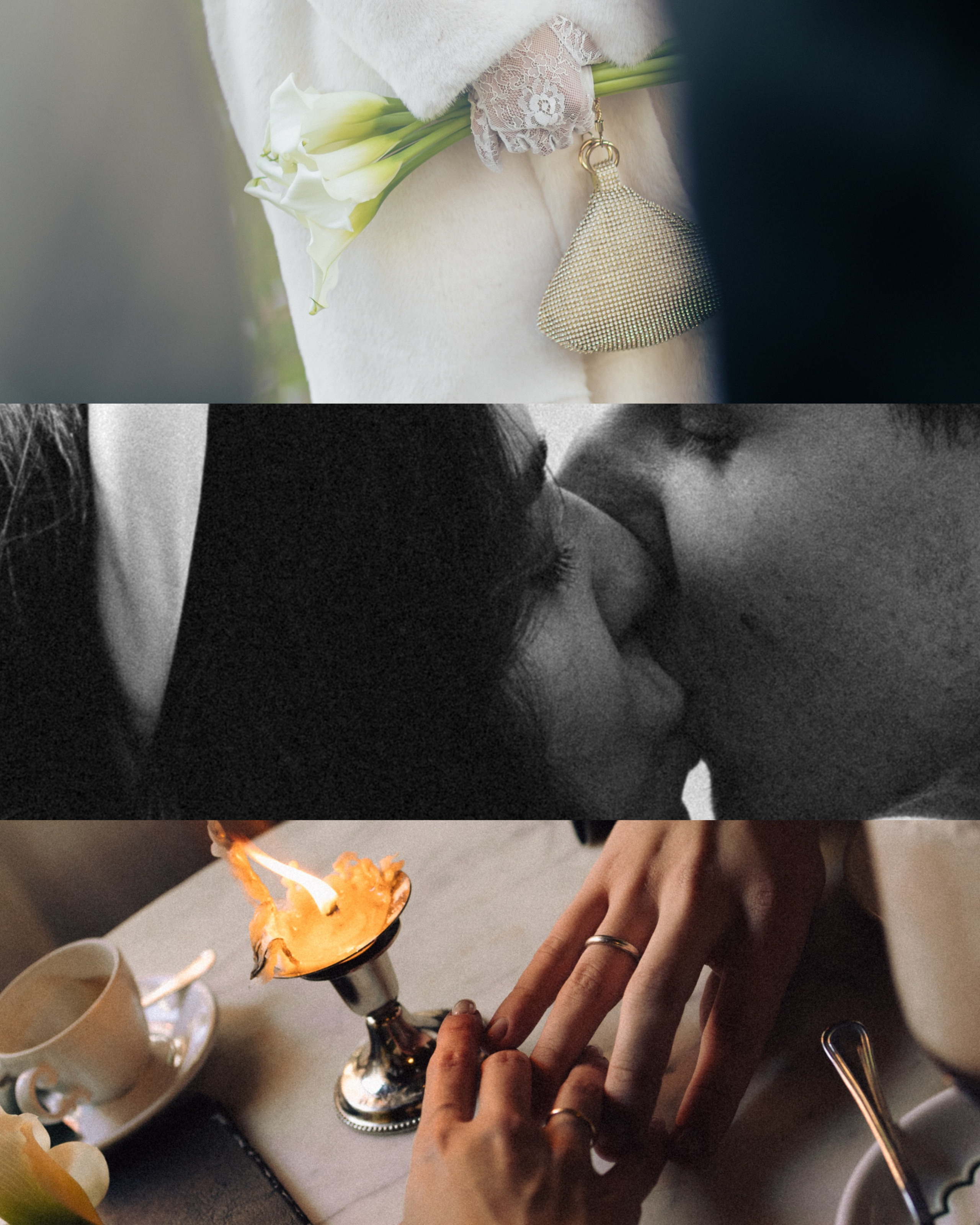 Quiet and intimate wedding ceremony in Turin