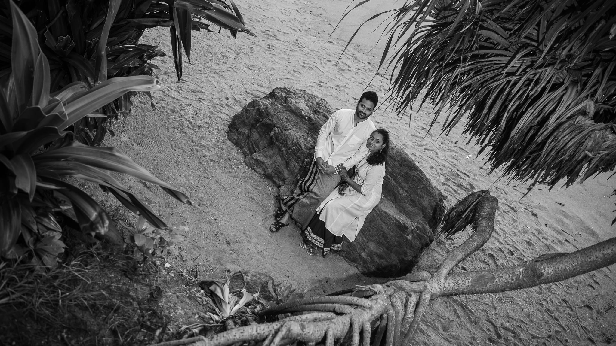 Post wedding portraits at Mount Lavinia, Sri Lanka