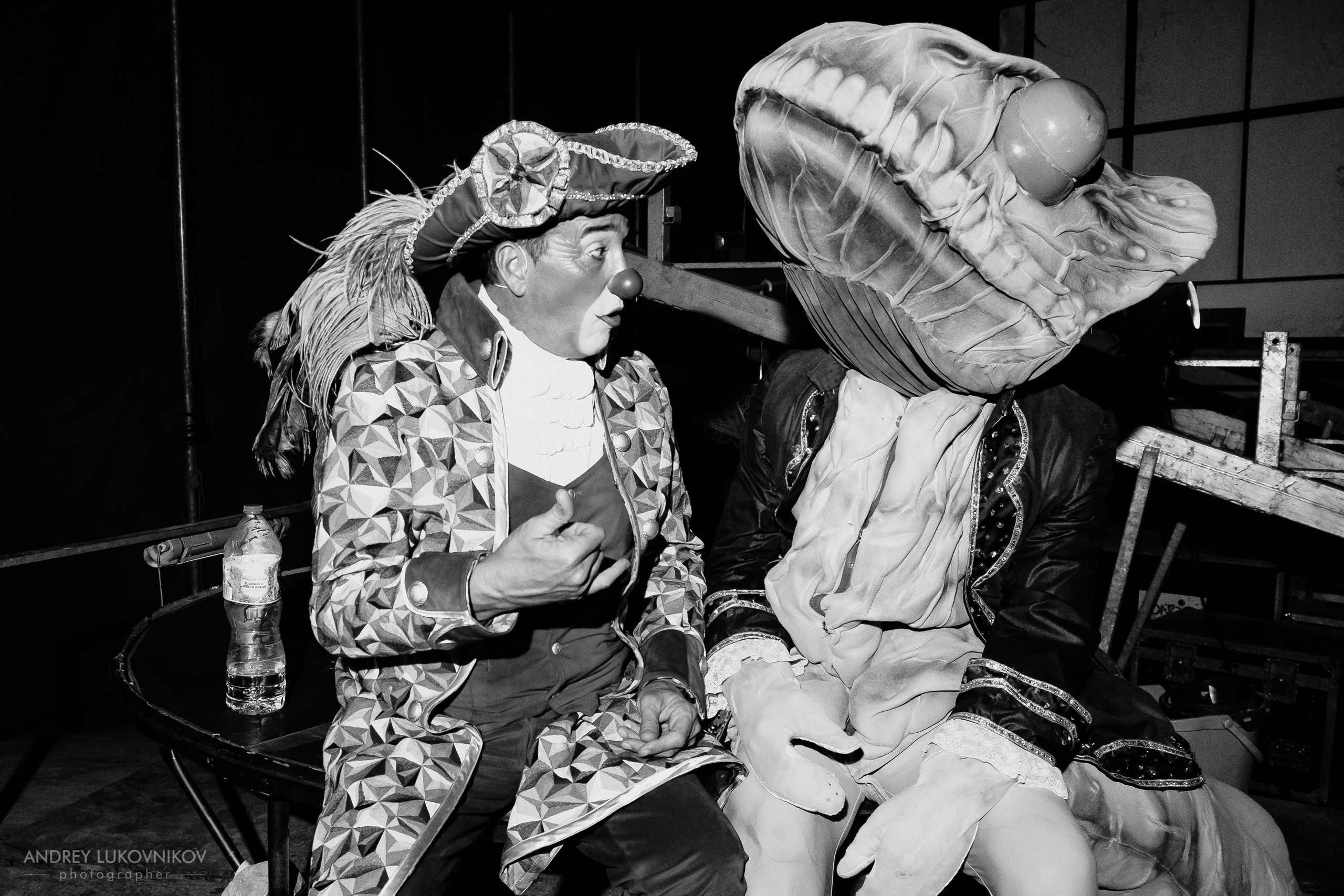 Sesión de fotos entre bastidores en El Circo Encantado: la vida de los artistas tras bambalinas